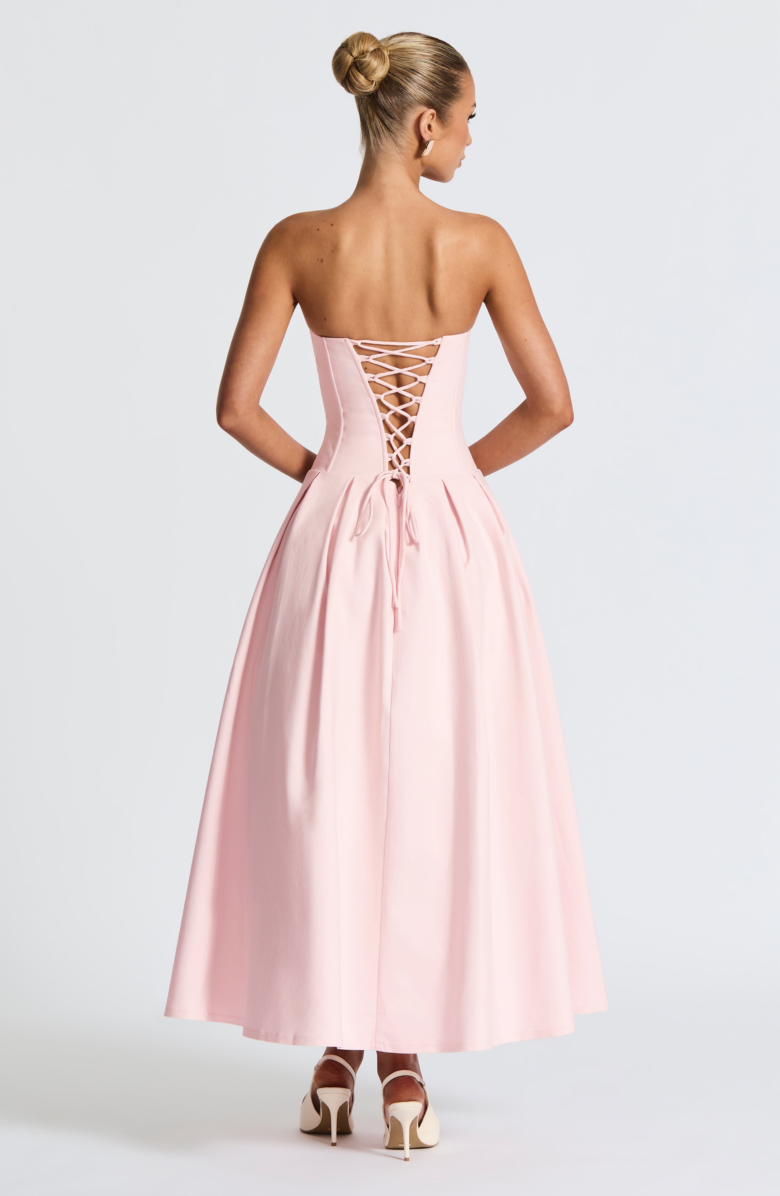 minilena Salma Midi Dress Blush