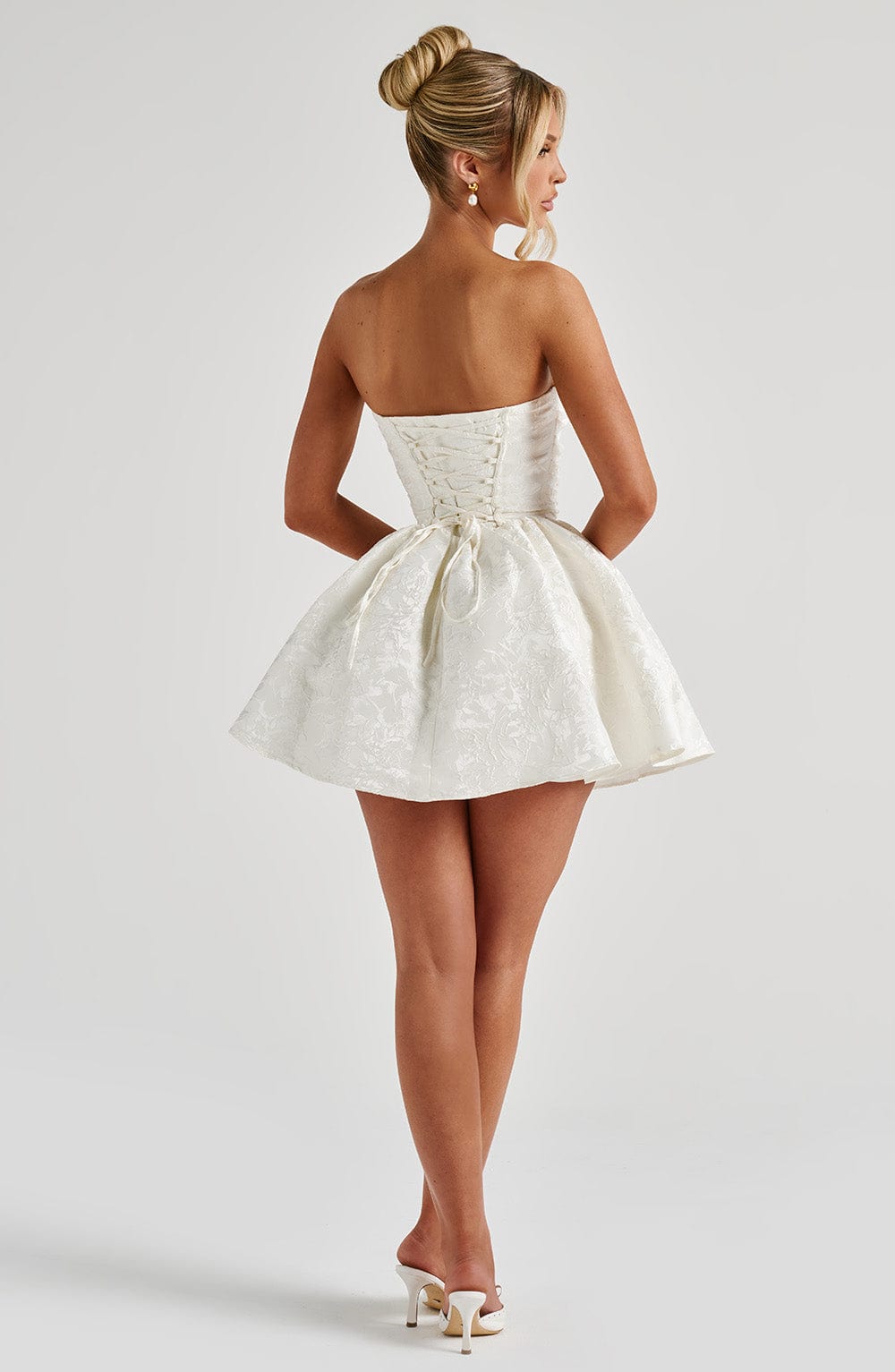 minilena Salome Mini Dress Ivory
