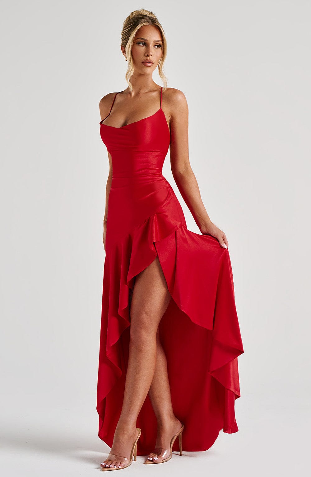 minilena Samira Maxi Dress Red