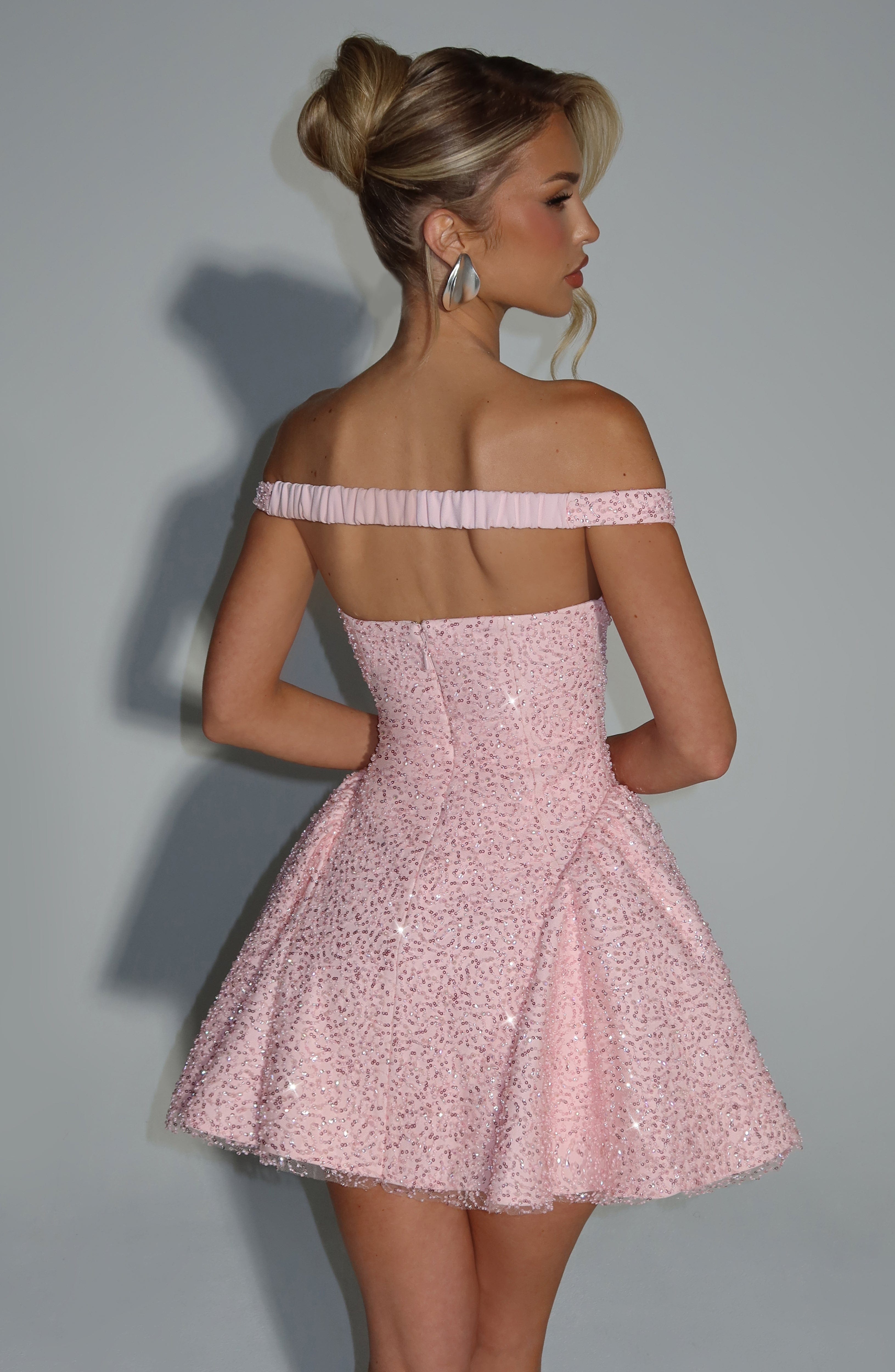 minilena Sapphire Mini Dress Blush