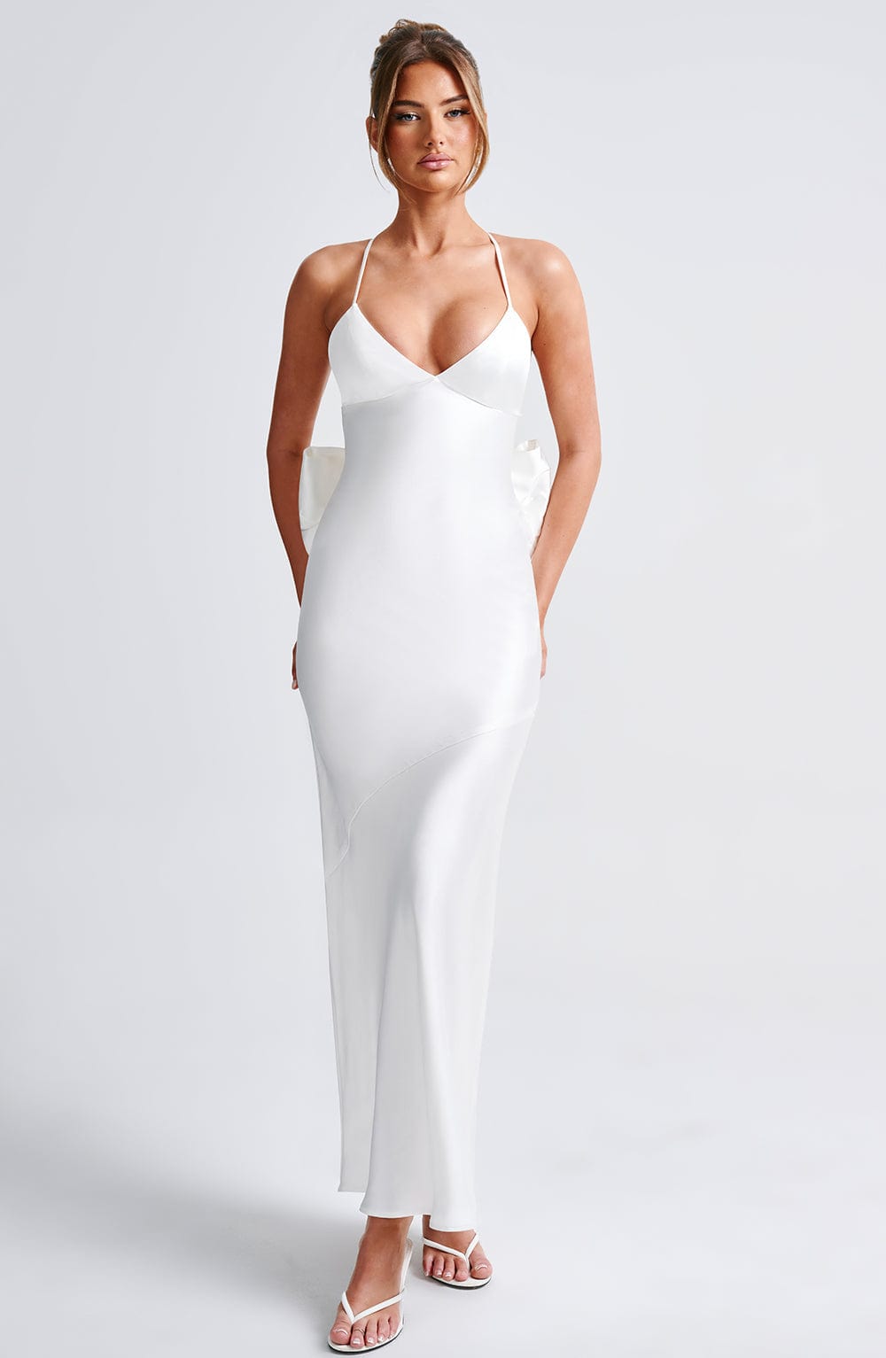 minilena Sarita Maxi Dress Ivory