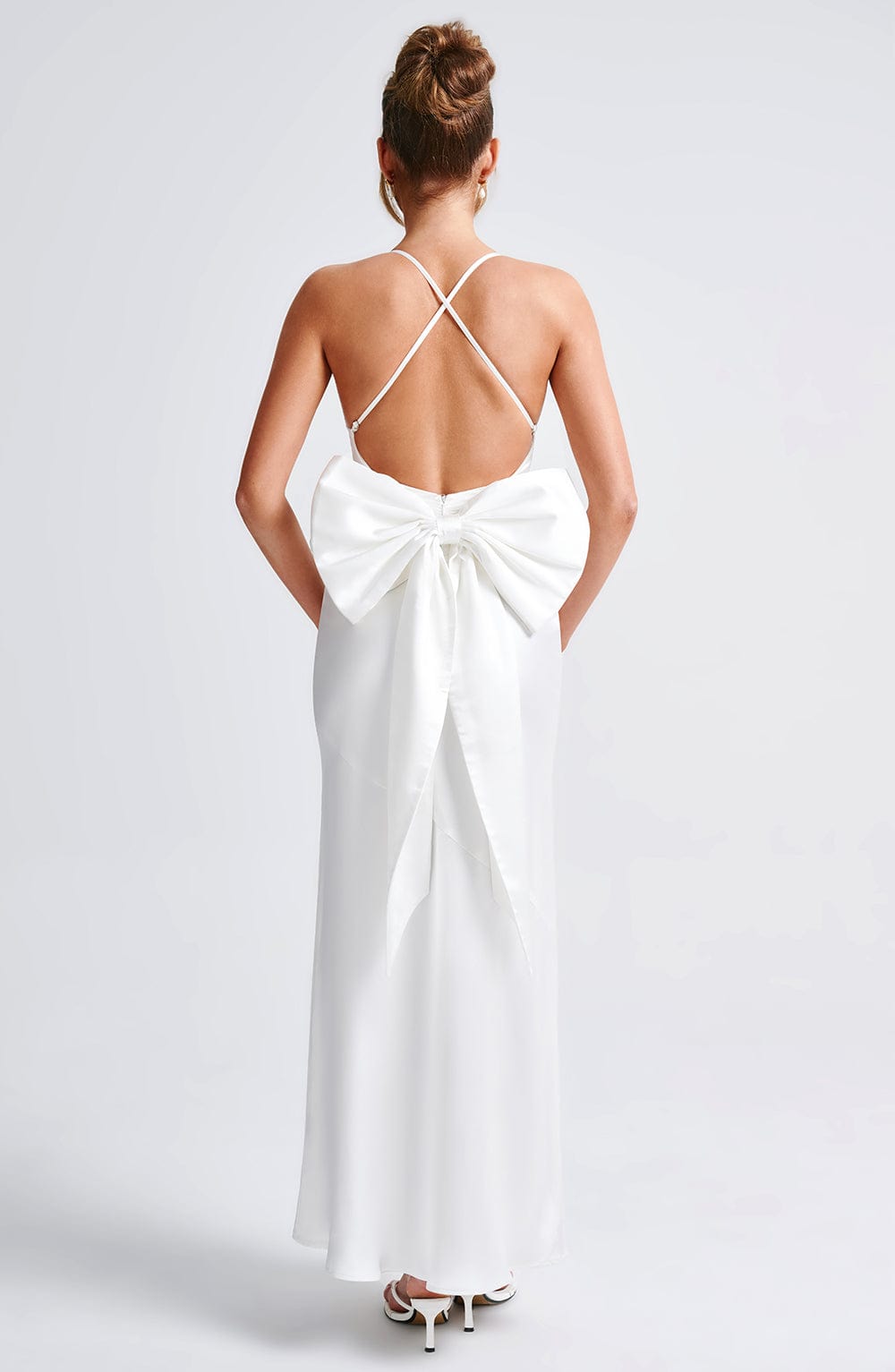 minilena Sarita Maxi Dress Ivory