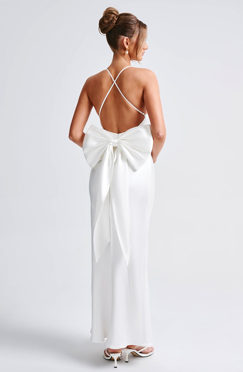 minilena Sarita Maxi Dress Ivory