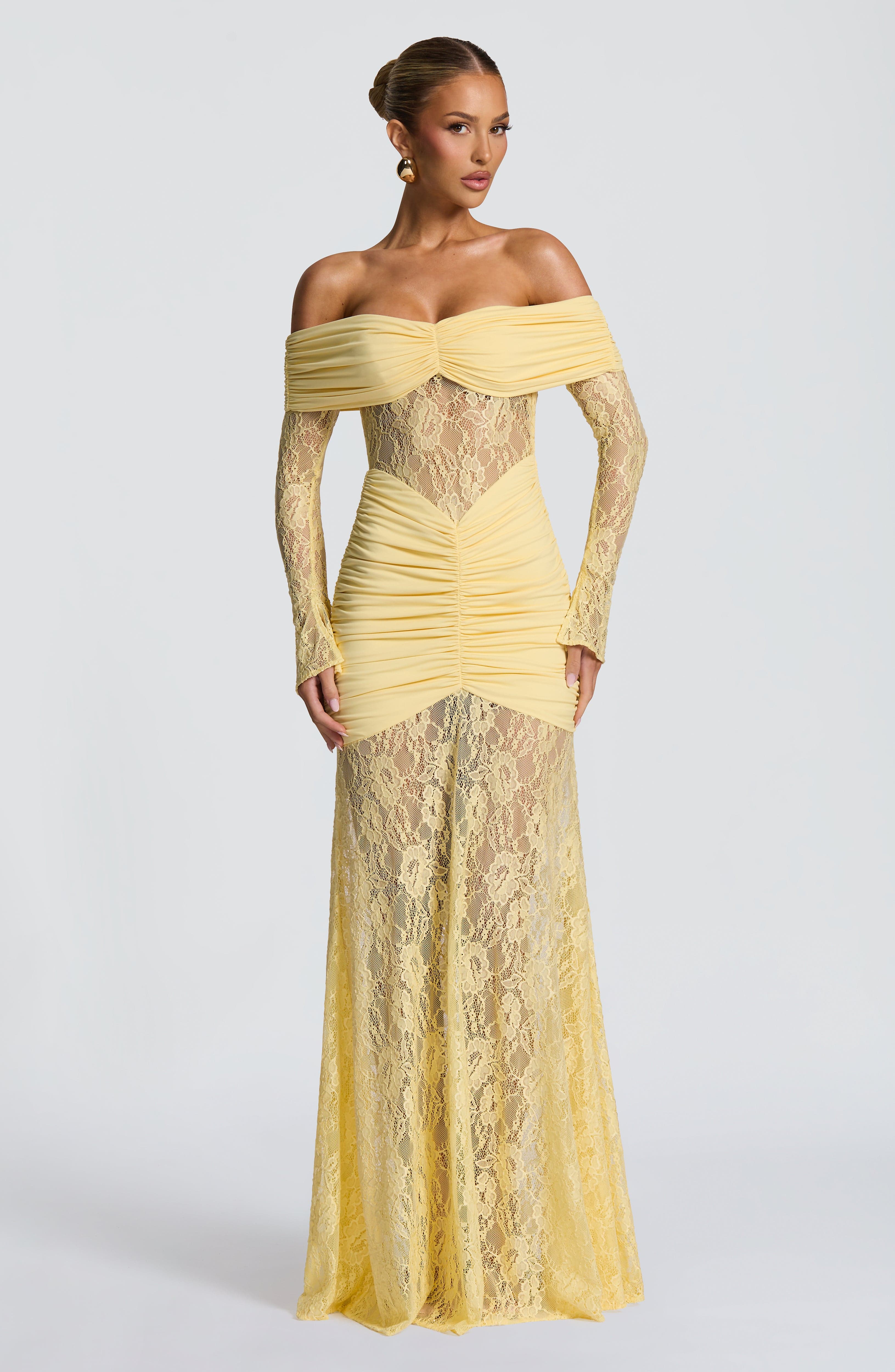 minilena Sauline Maxi Dress Lemon