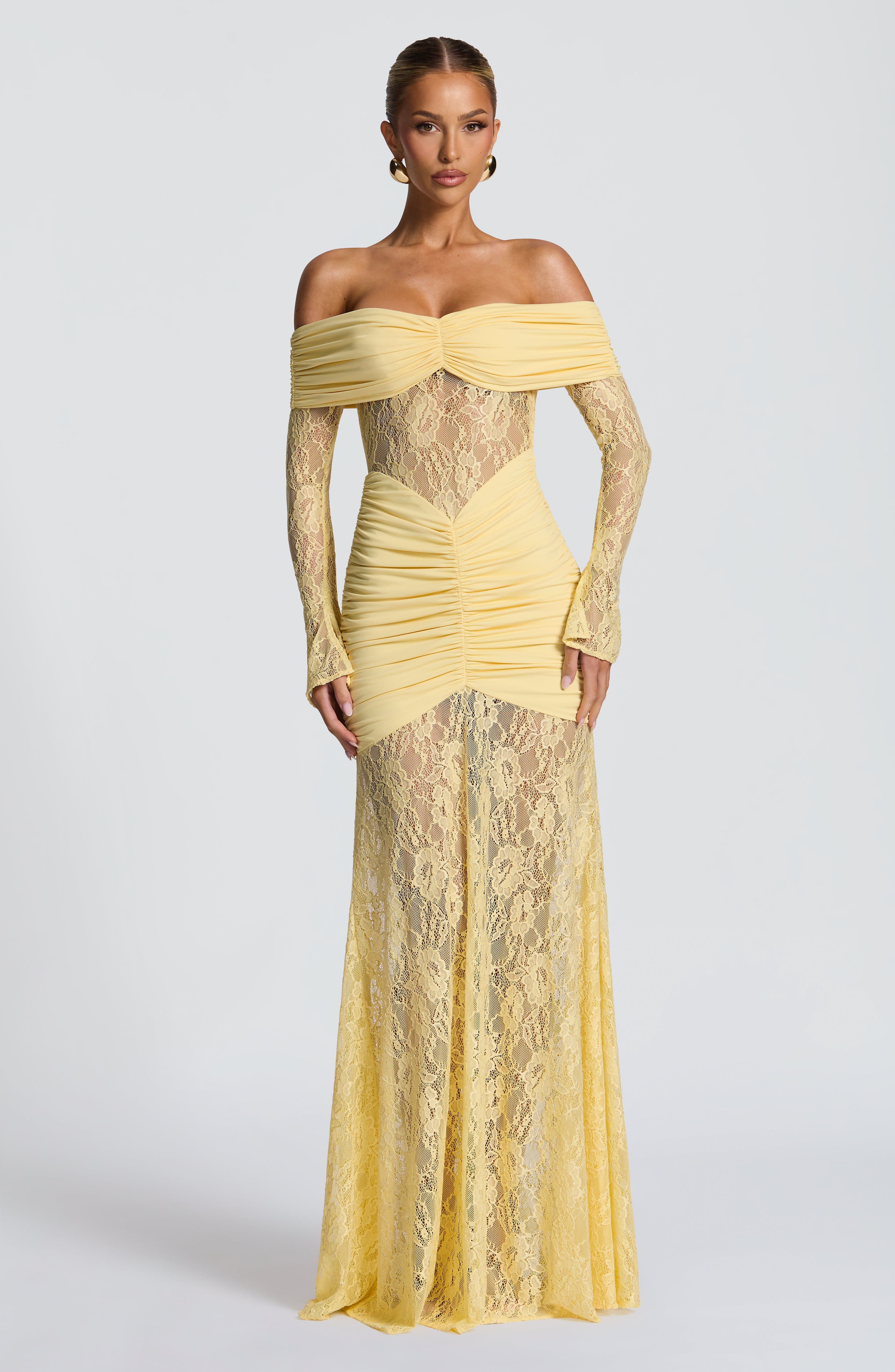 minilena Sauline Maxi Dress Lemon