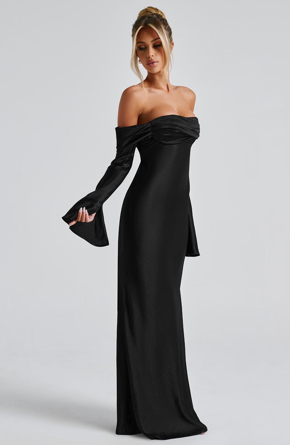 minilena Selene Maxi Dress Black