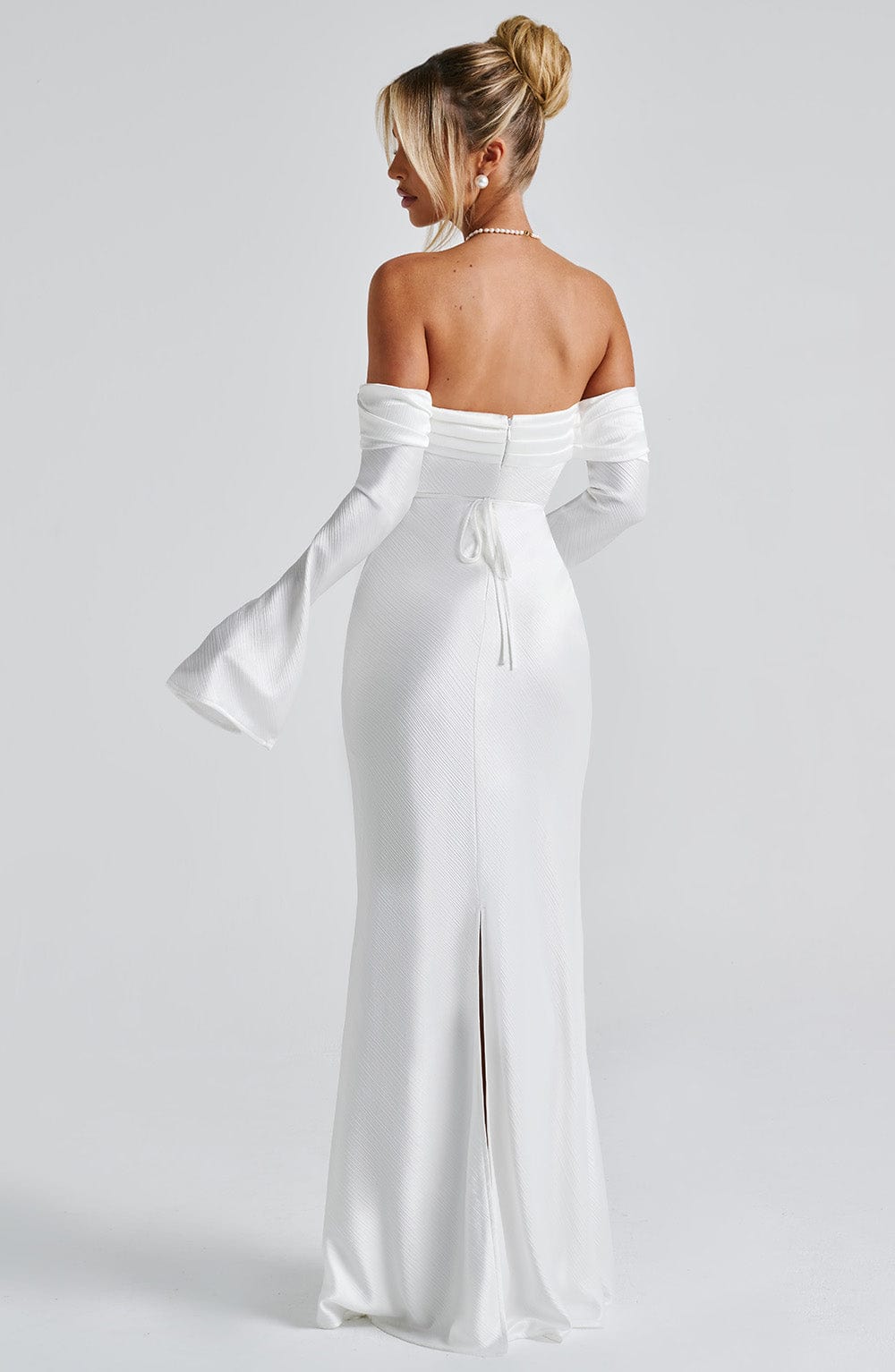 minilena Selene Maxi Dress Ivory