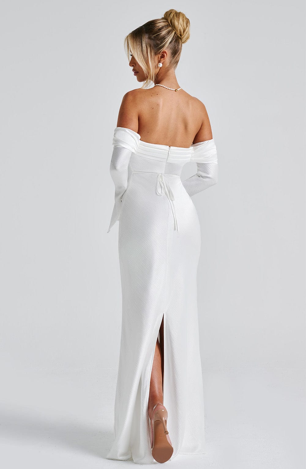 minilena Selene Maxi Dress Ivory