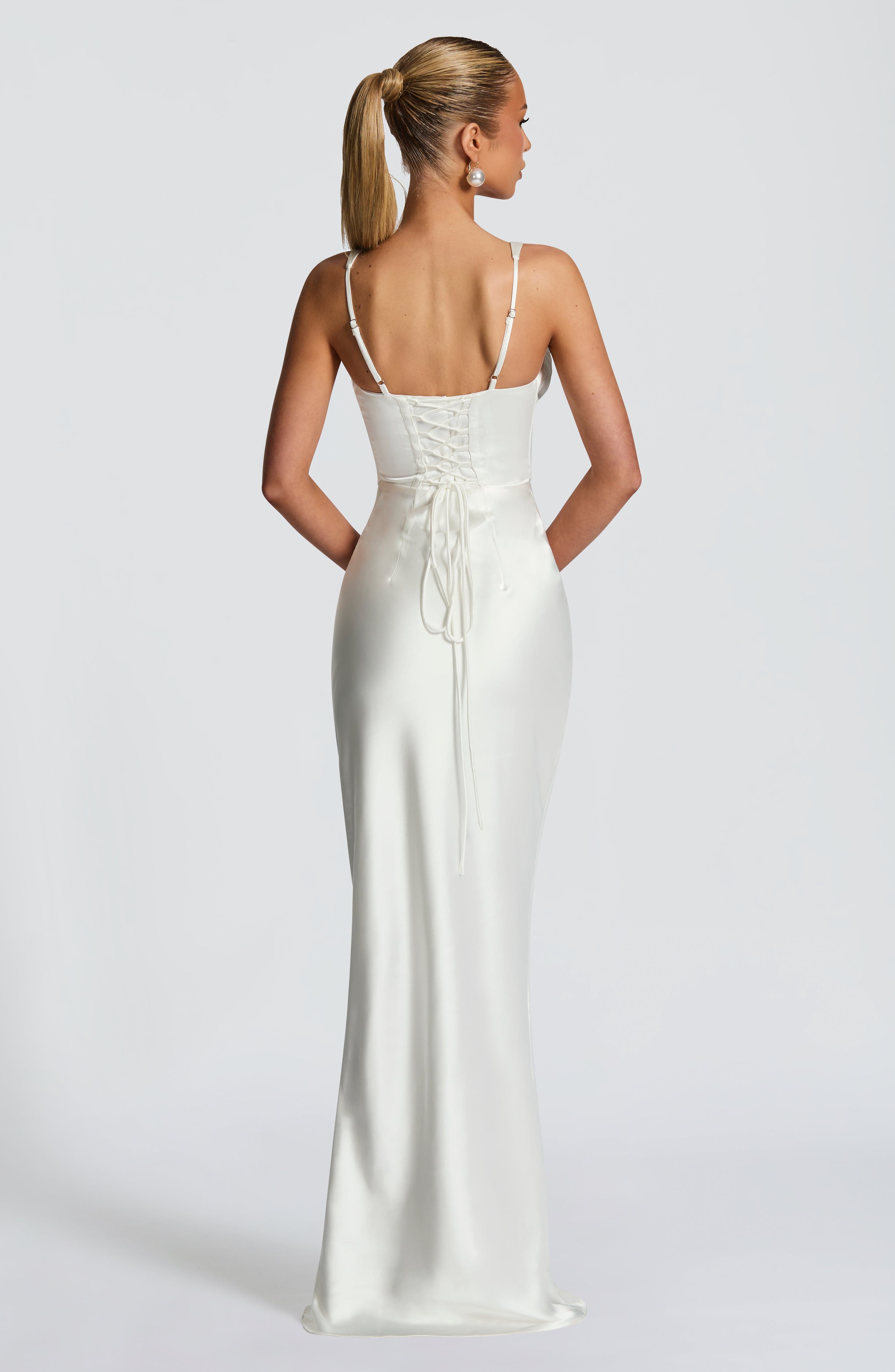 minilena Shae Maxi Dress Ivory