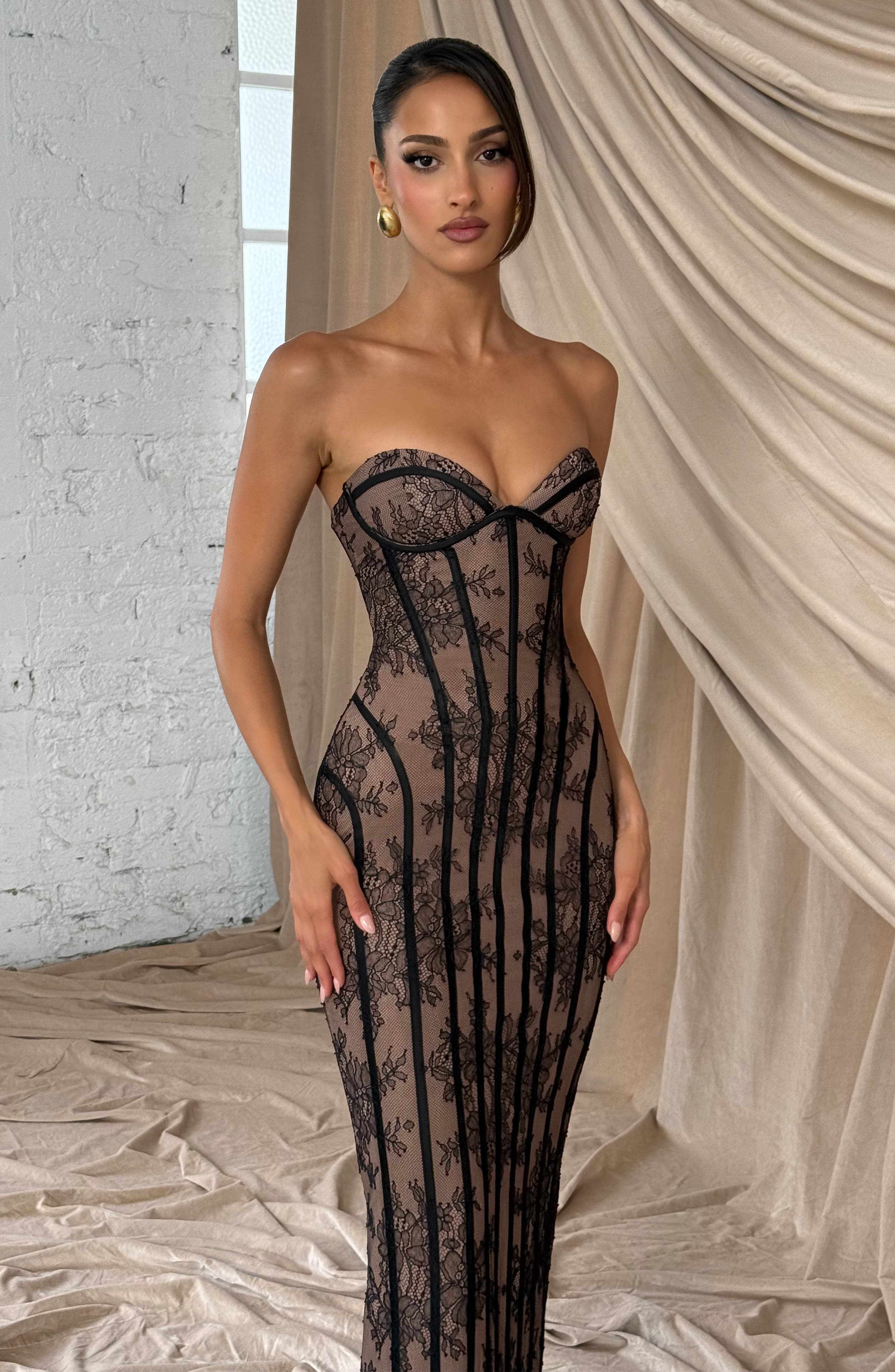 minilena Sian Maxi Dress Black