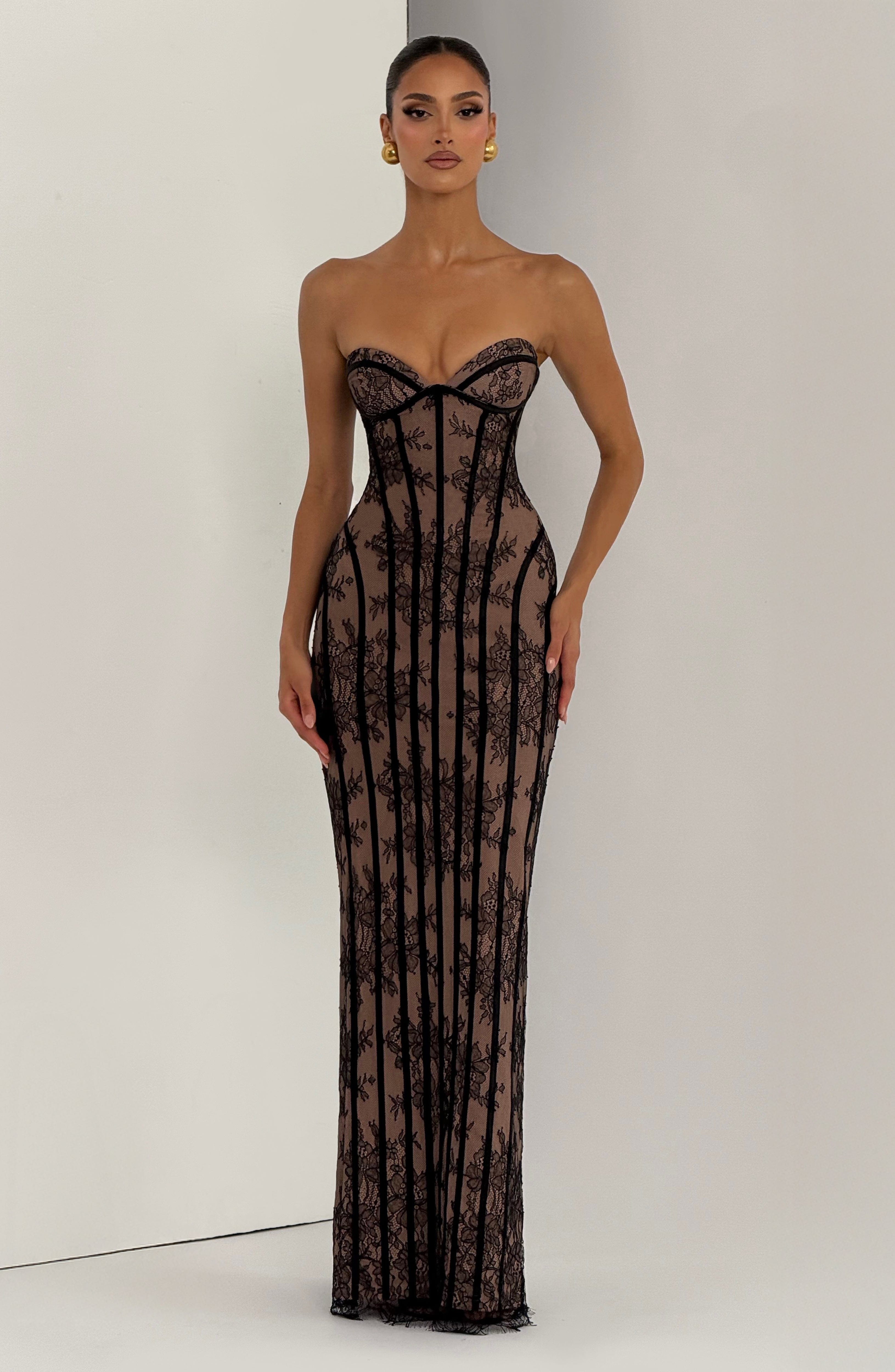 minilena Sian Maxi Dress Black