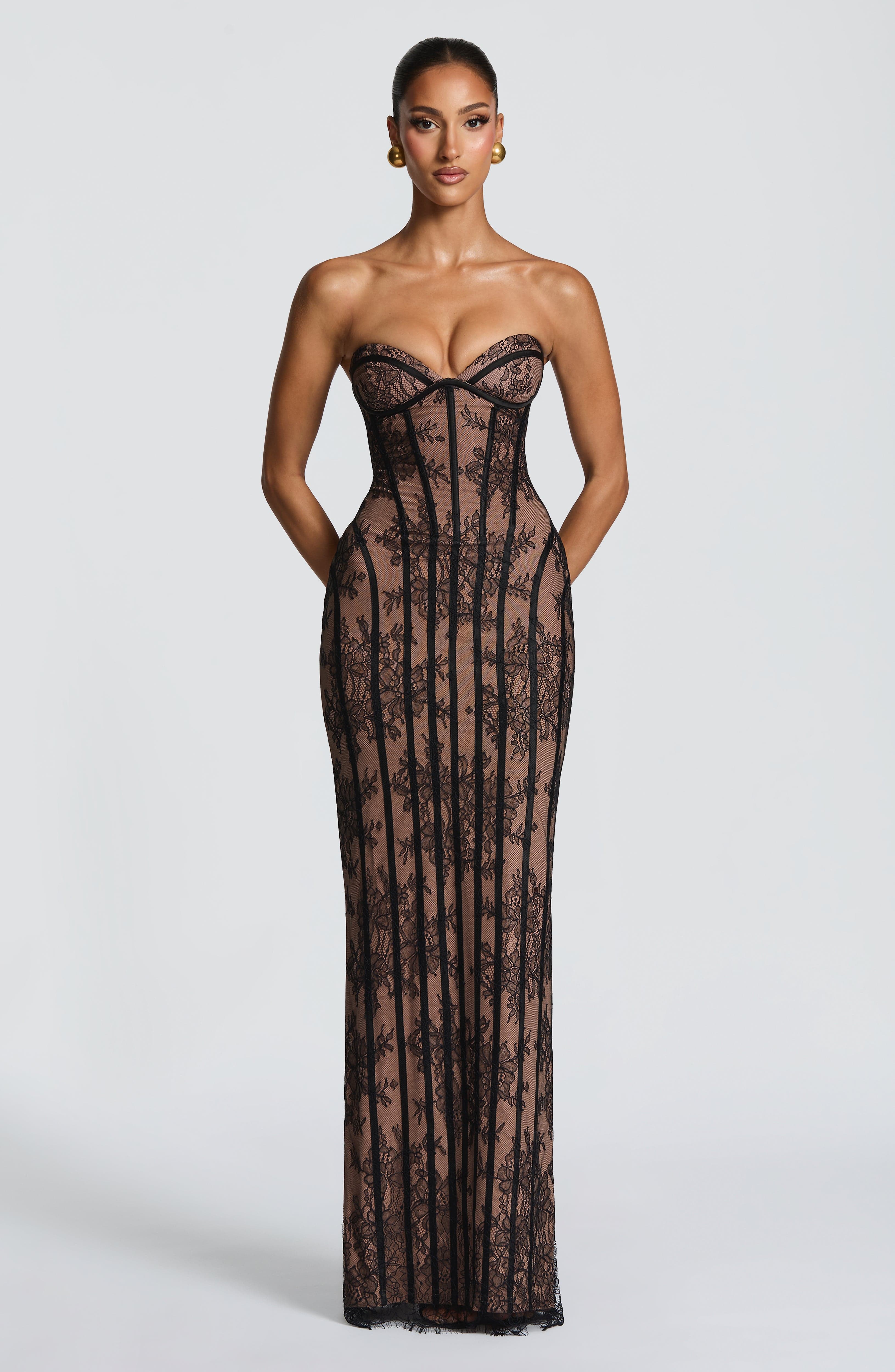 minilena Sian Maxi Dress Black