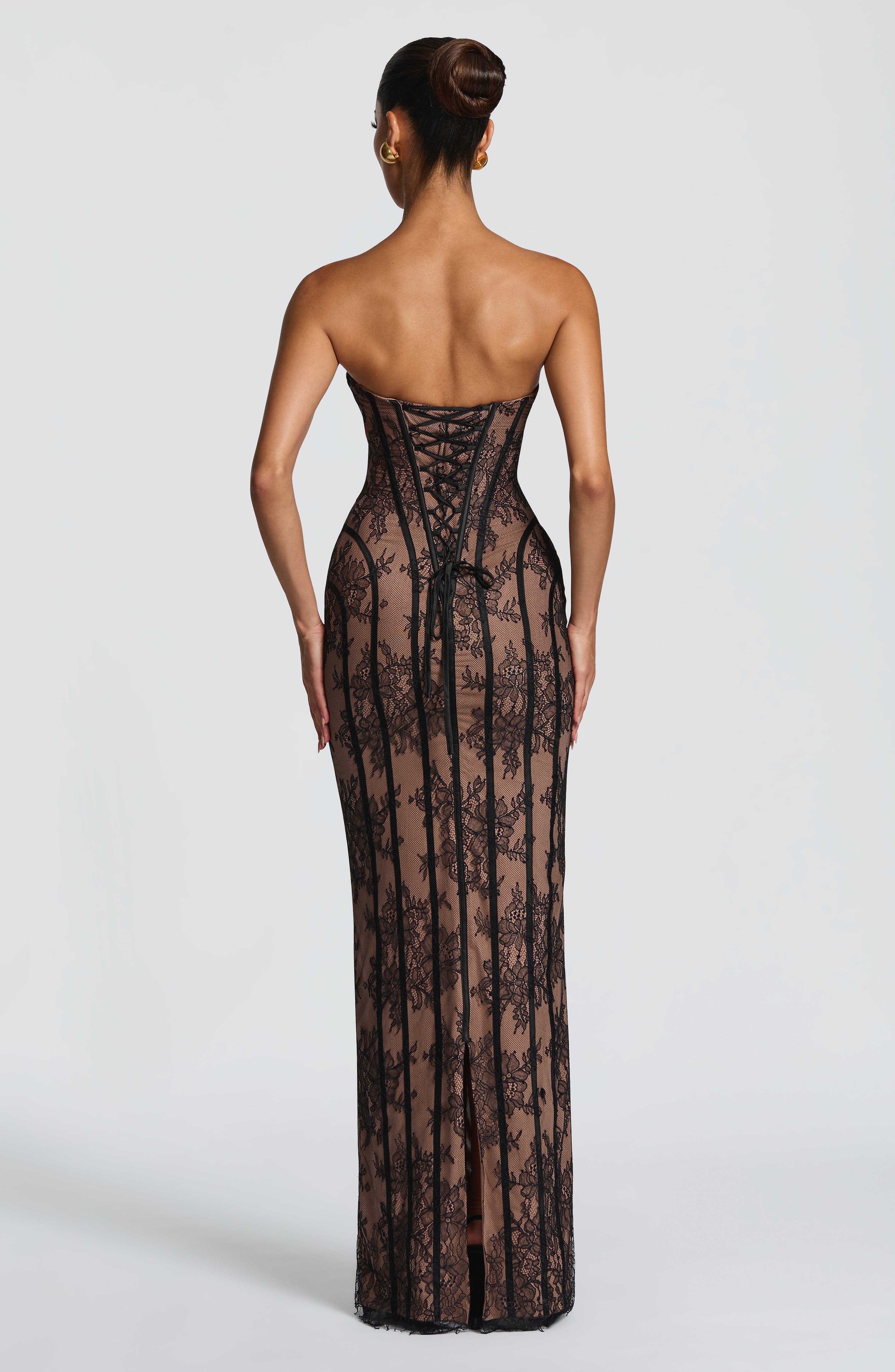minilena Sian Maxi Dress Black