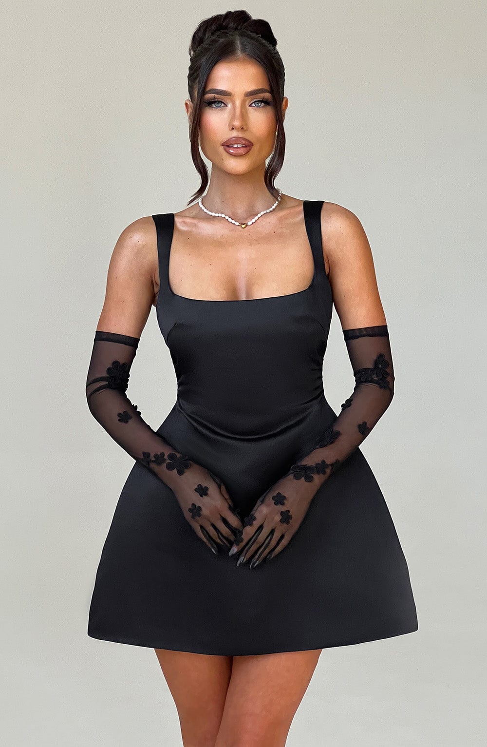 minilena Sofie Mini Dress Black