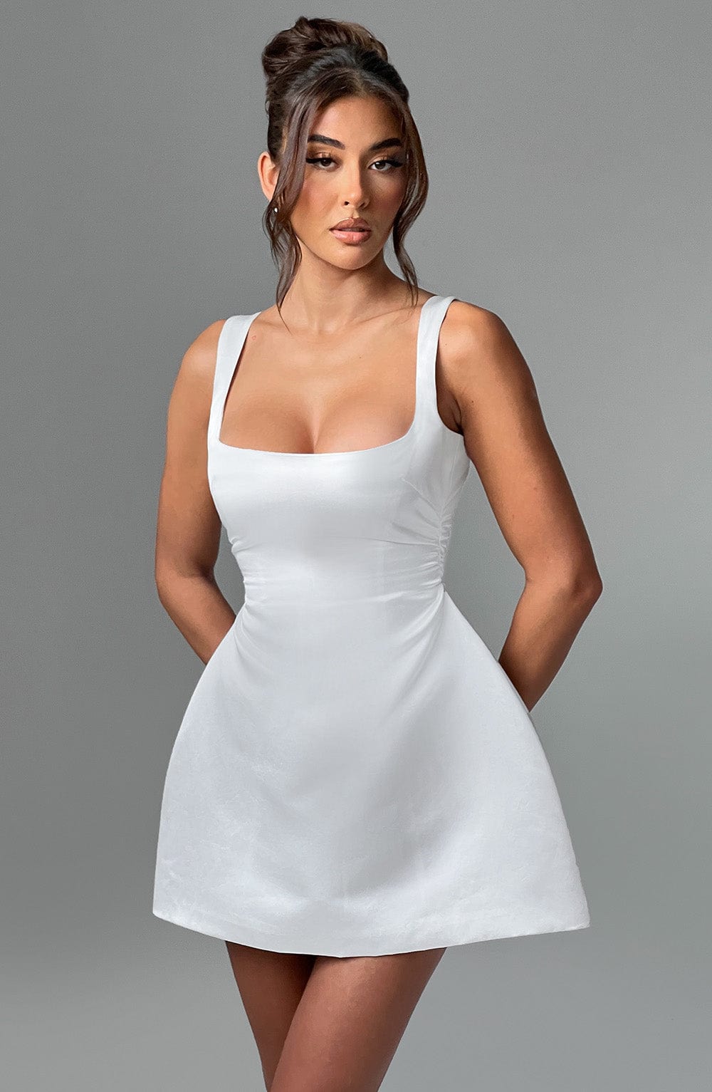 minilena Sofie Mini Dress Ivory
