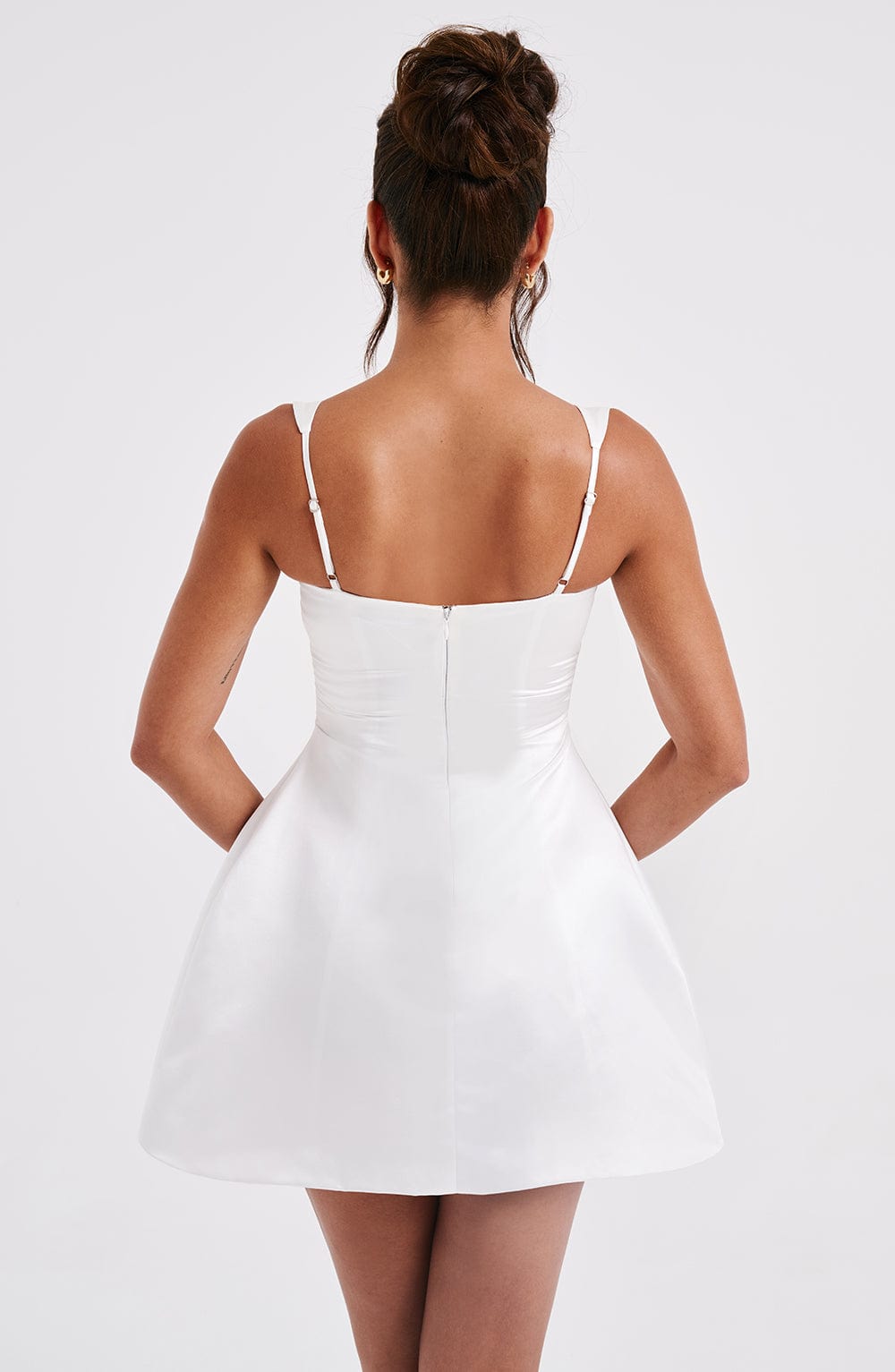 minilena Sofie Mini Dress Ivory