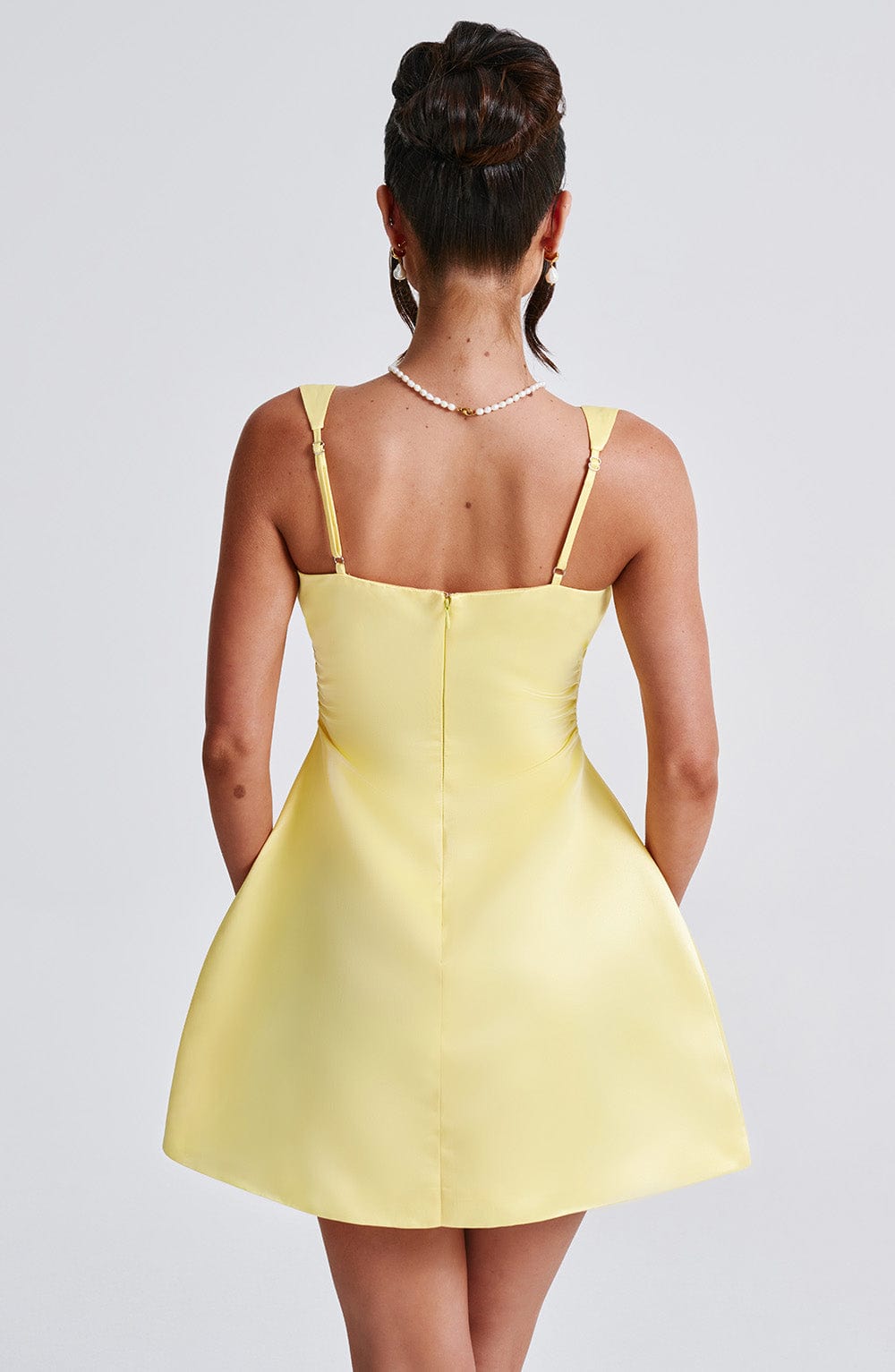 minilena Sofie Mini Dress Lemon