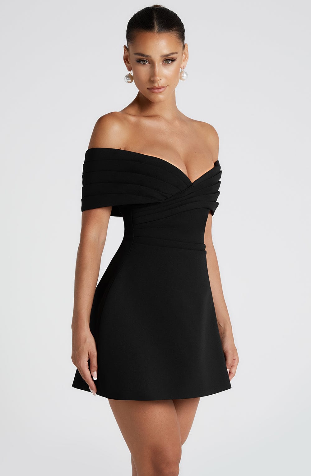 minilena Solana Mini Dress Black