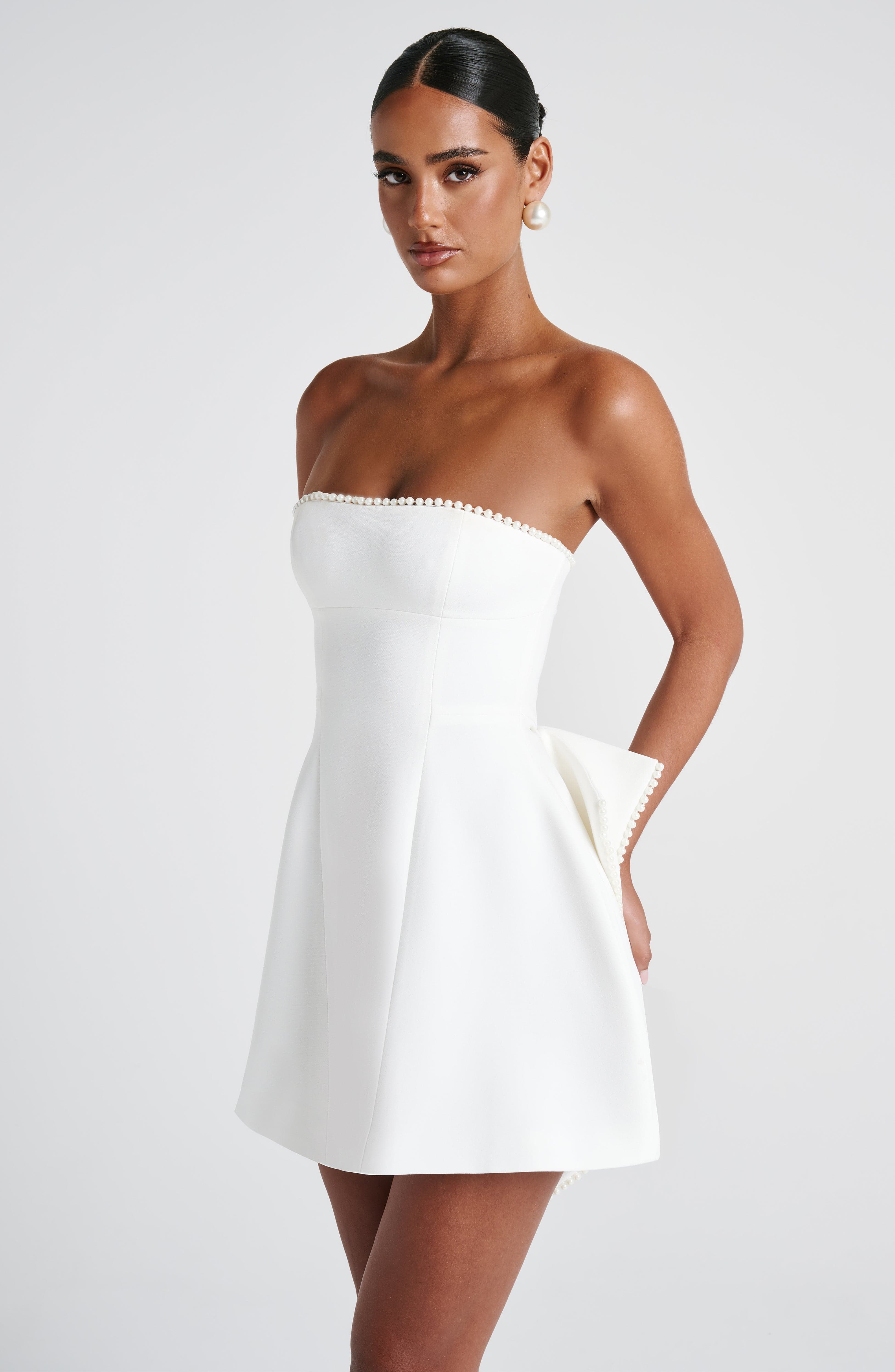 minilena Suni Mini Dress Ivory