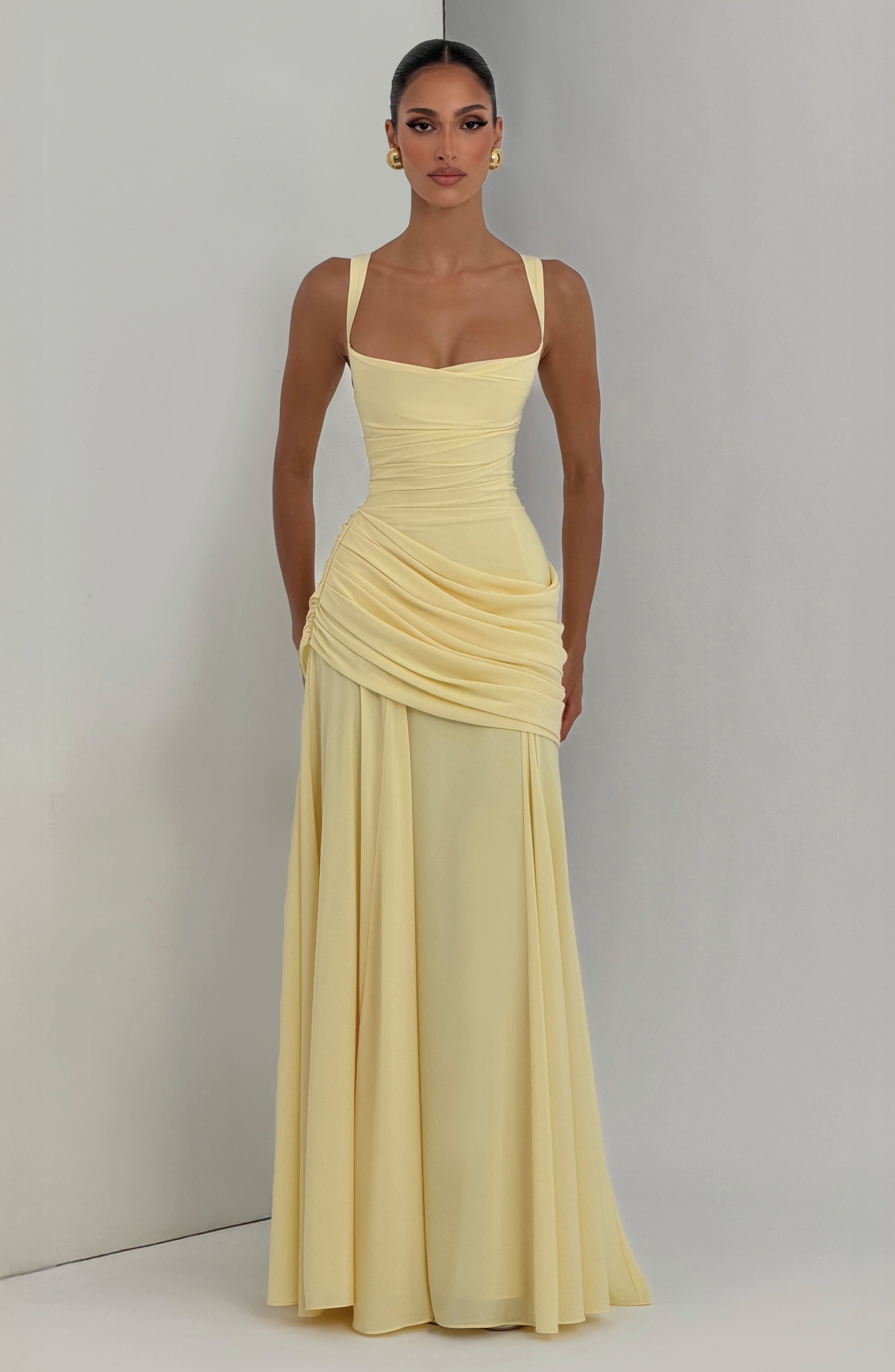 minilena Sura Maxi Dress Lemon