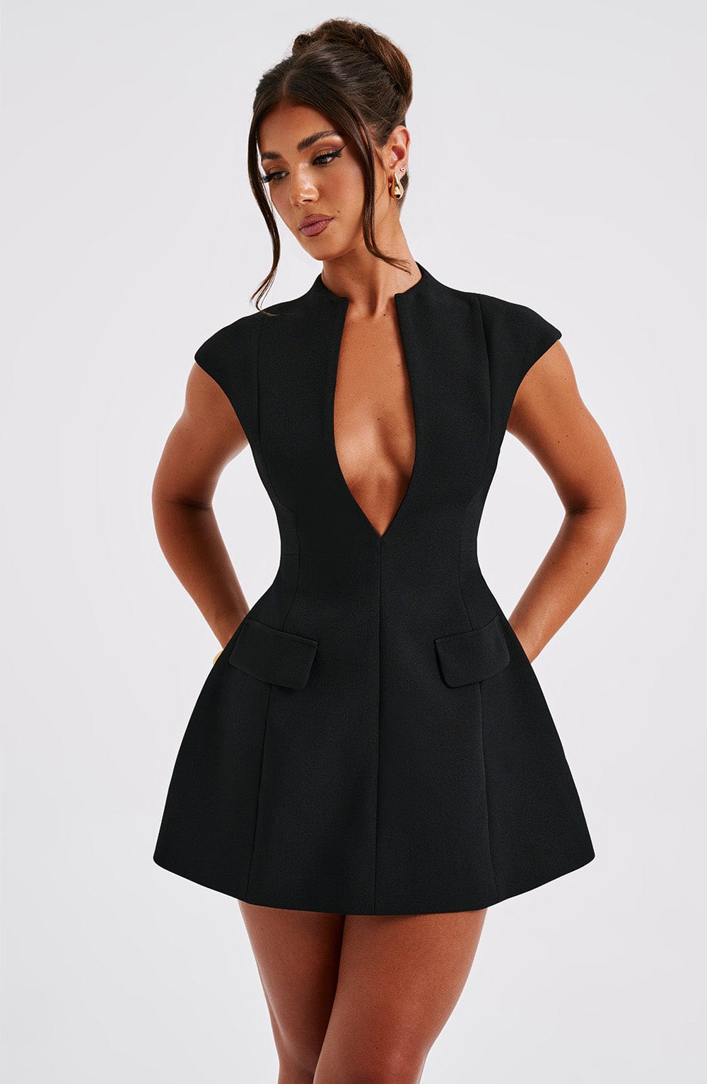 minilena Suri Mini Dress Black