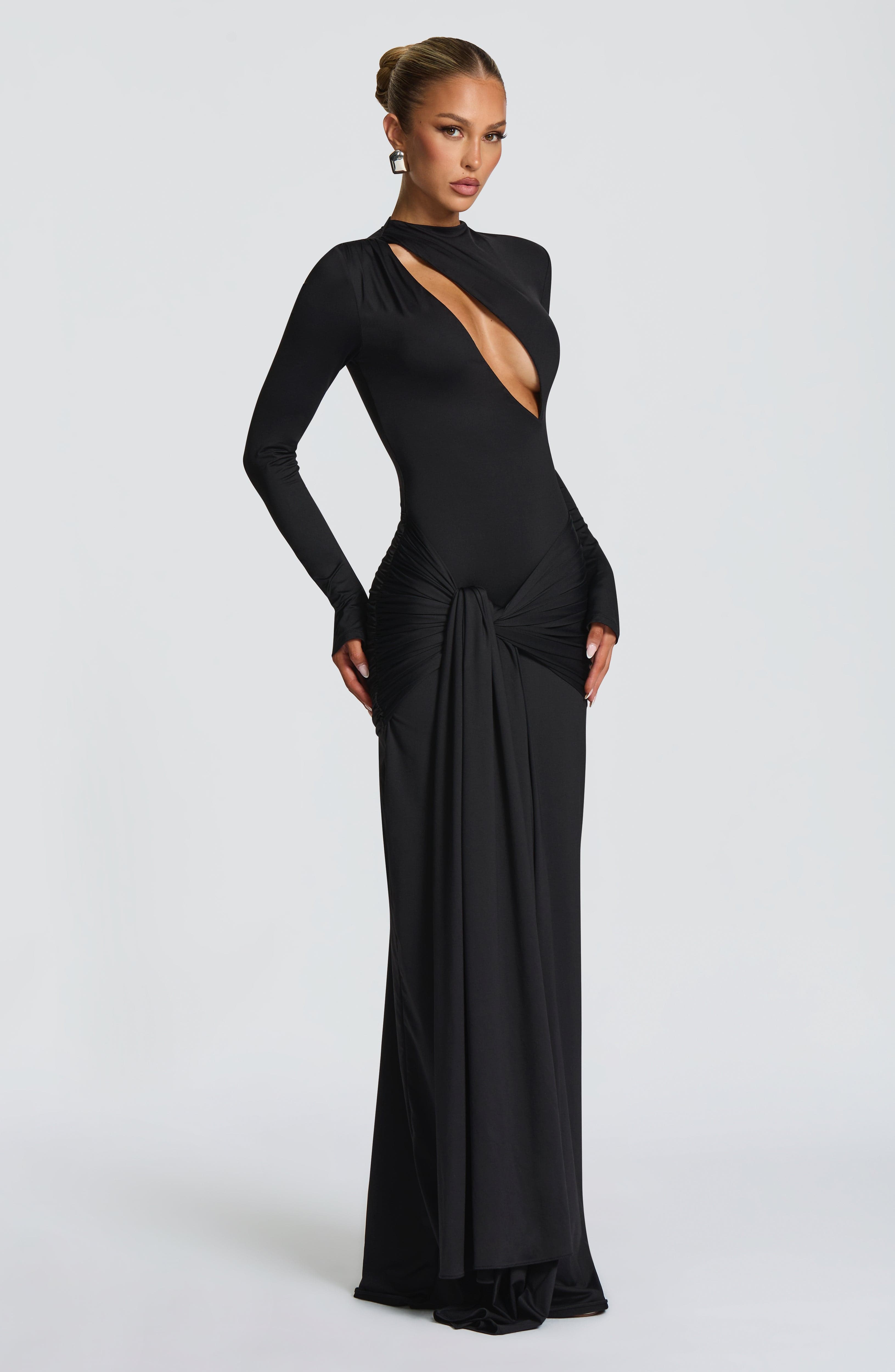 minilena Tahnee Maxi Dress Black