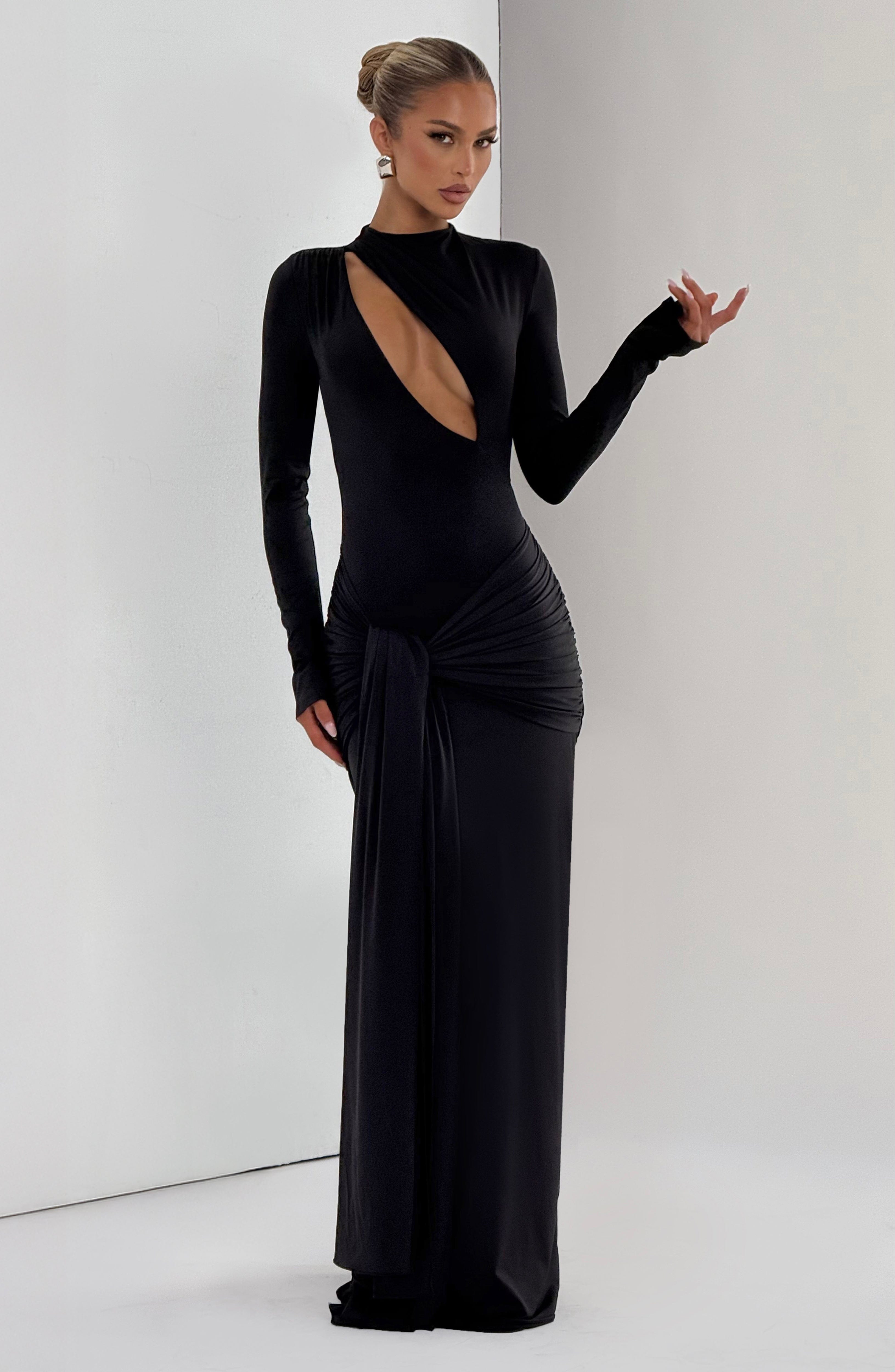 minilena Tahnee Maxi Dress Black