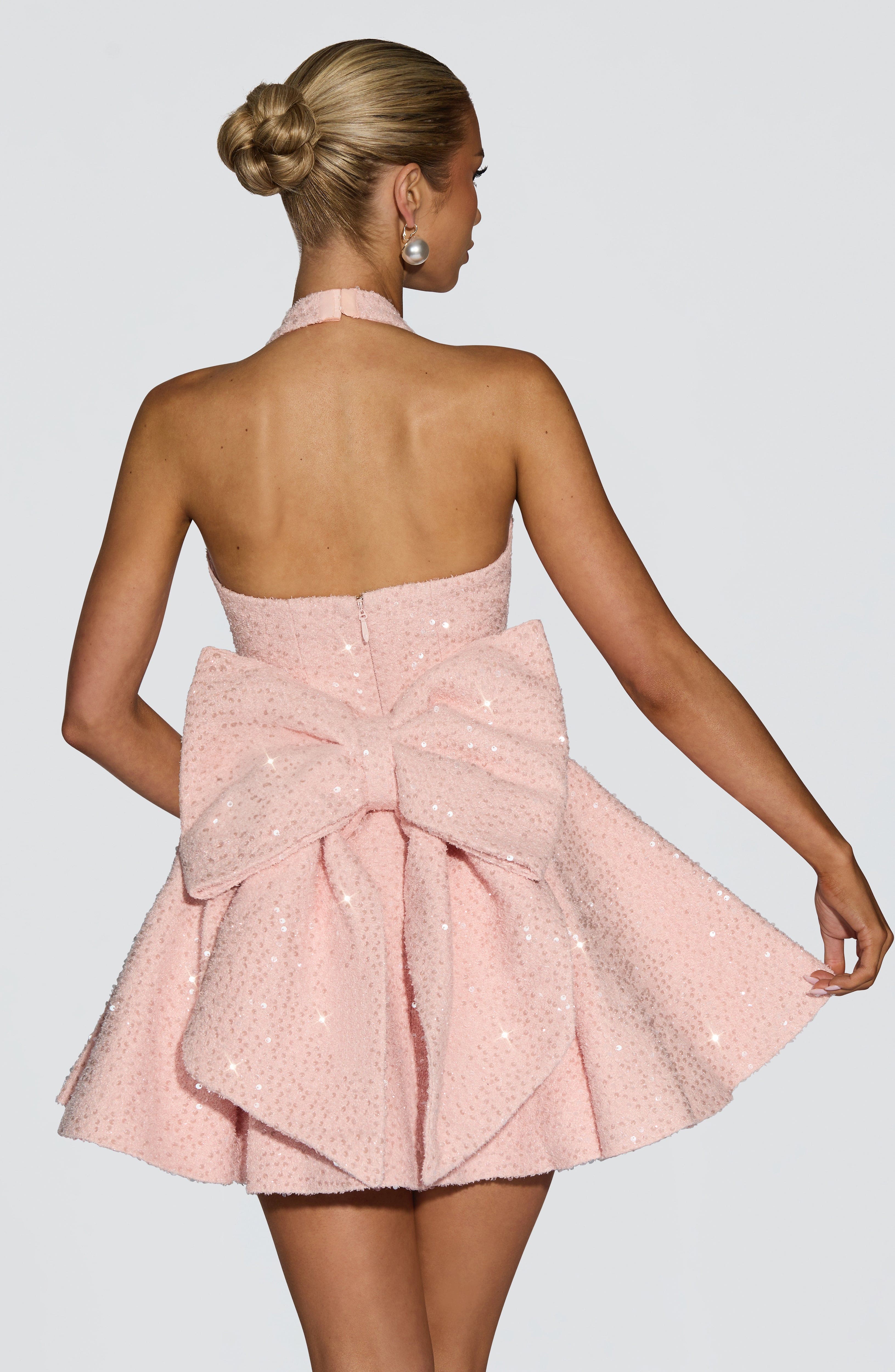 minilena Talara Mini Dress Blush