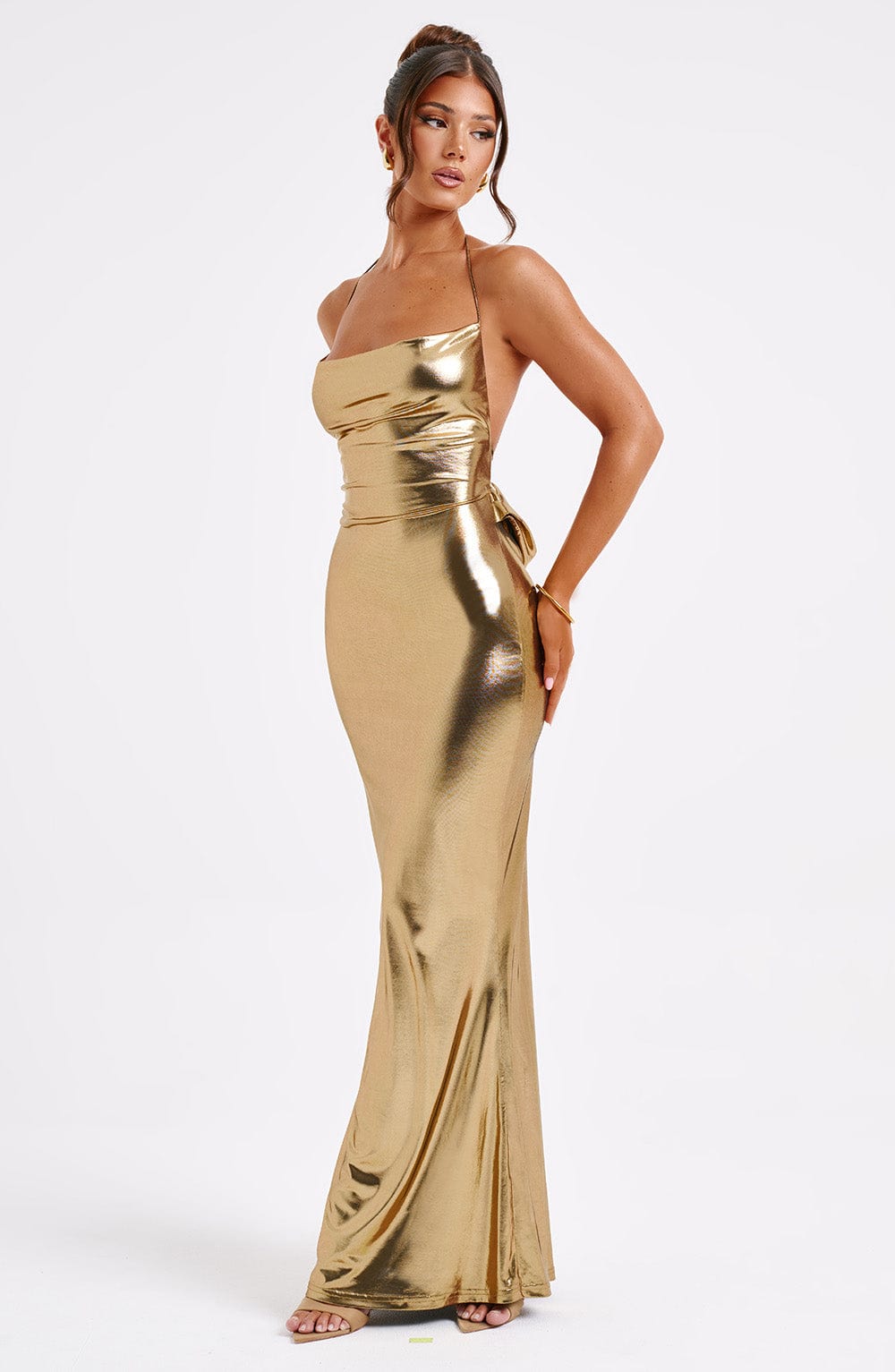 minilena Talisa Maxi Dress Gold