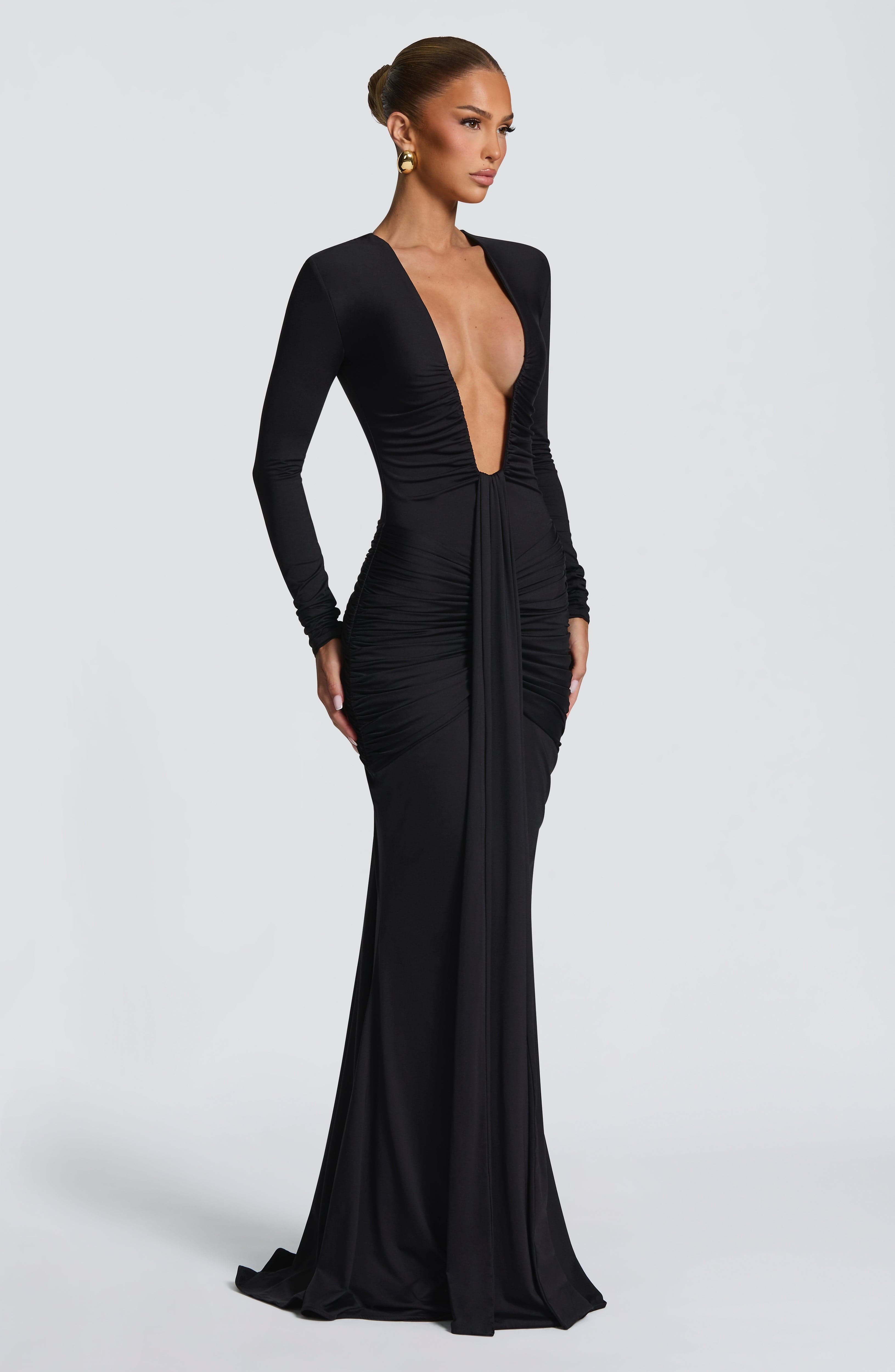 minilena Tara Maxi Dress Black