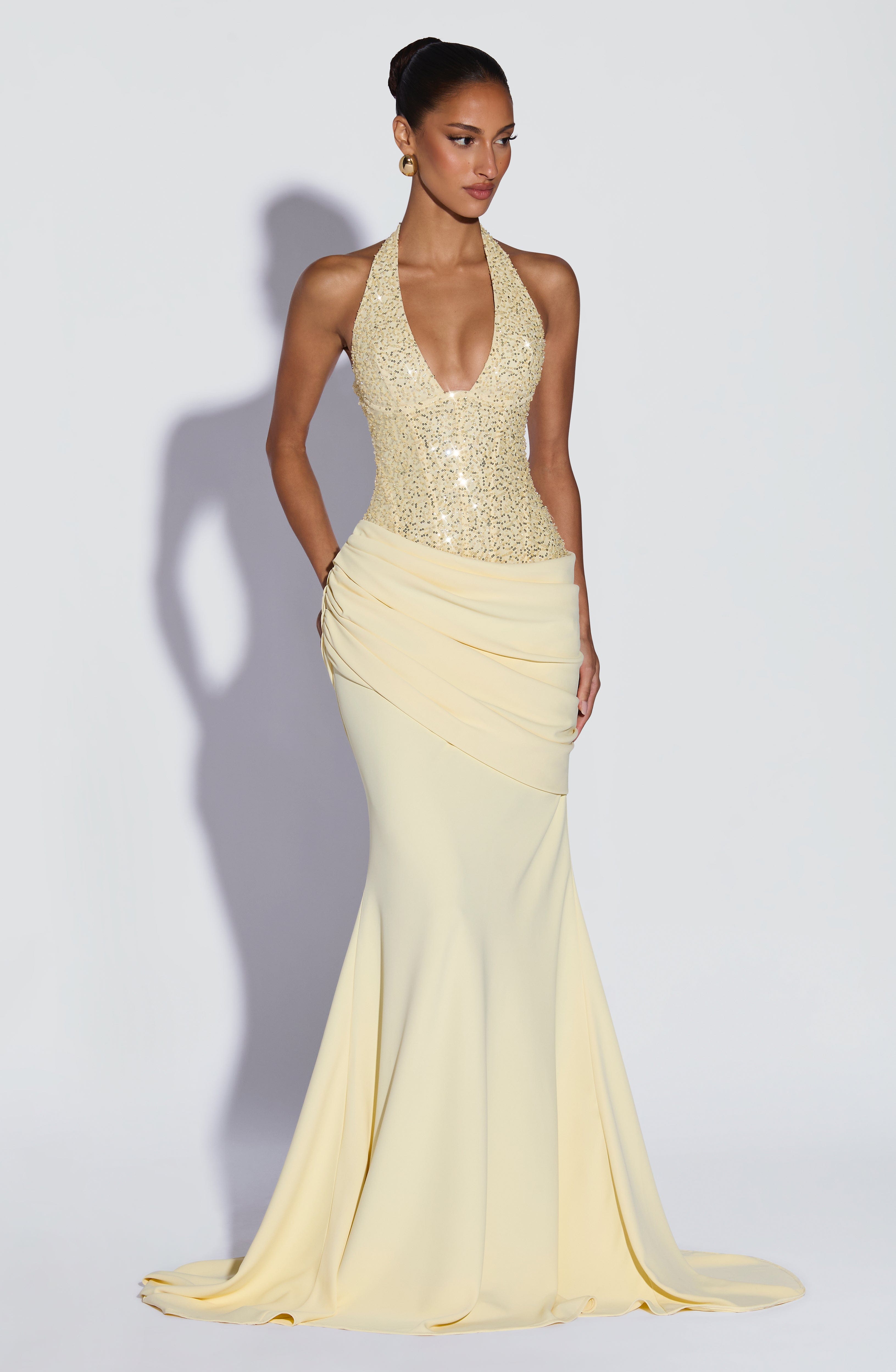 minilena Taylor Gown Lemon