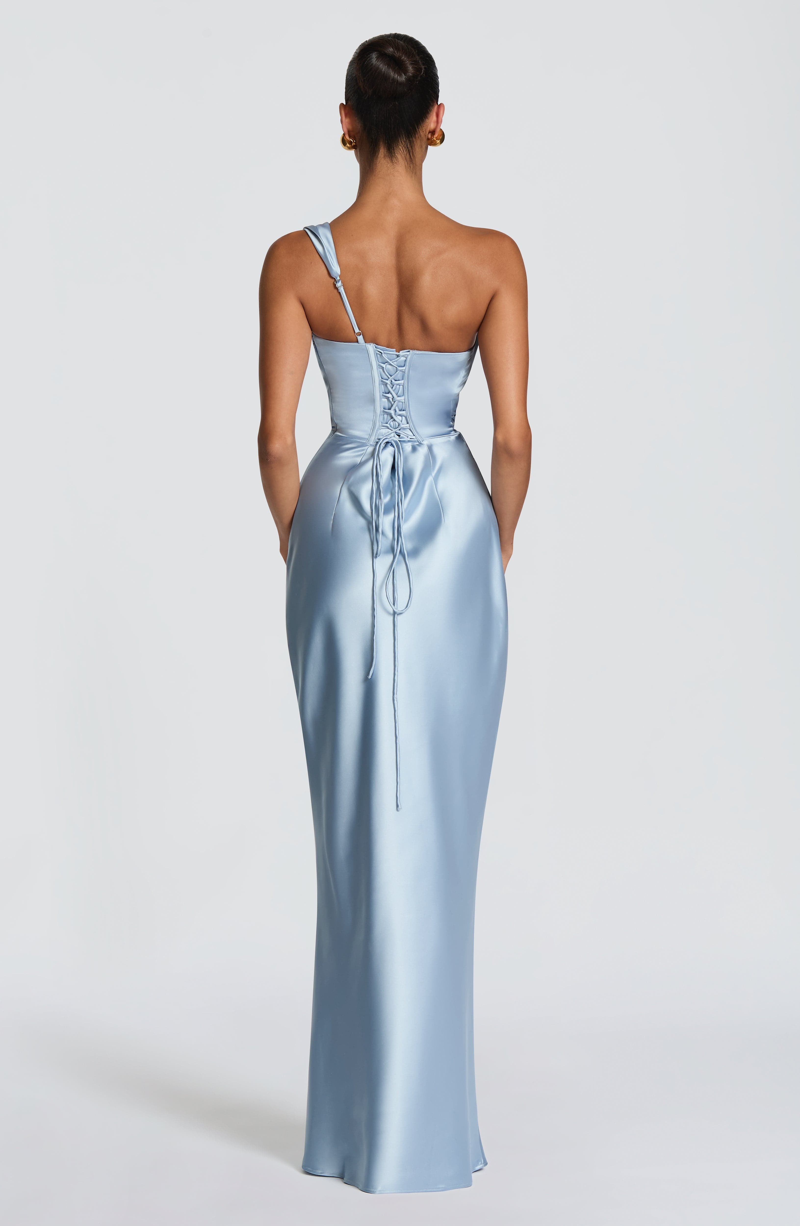 minilena Thalassa Maxi Dress Glacier Blue