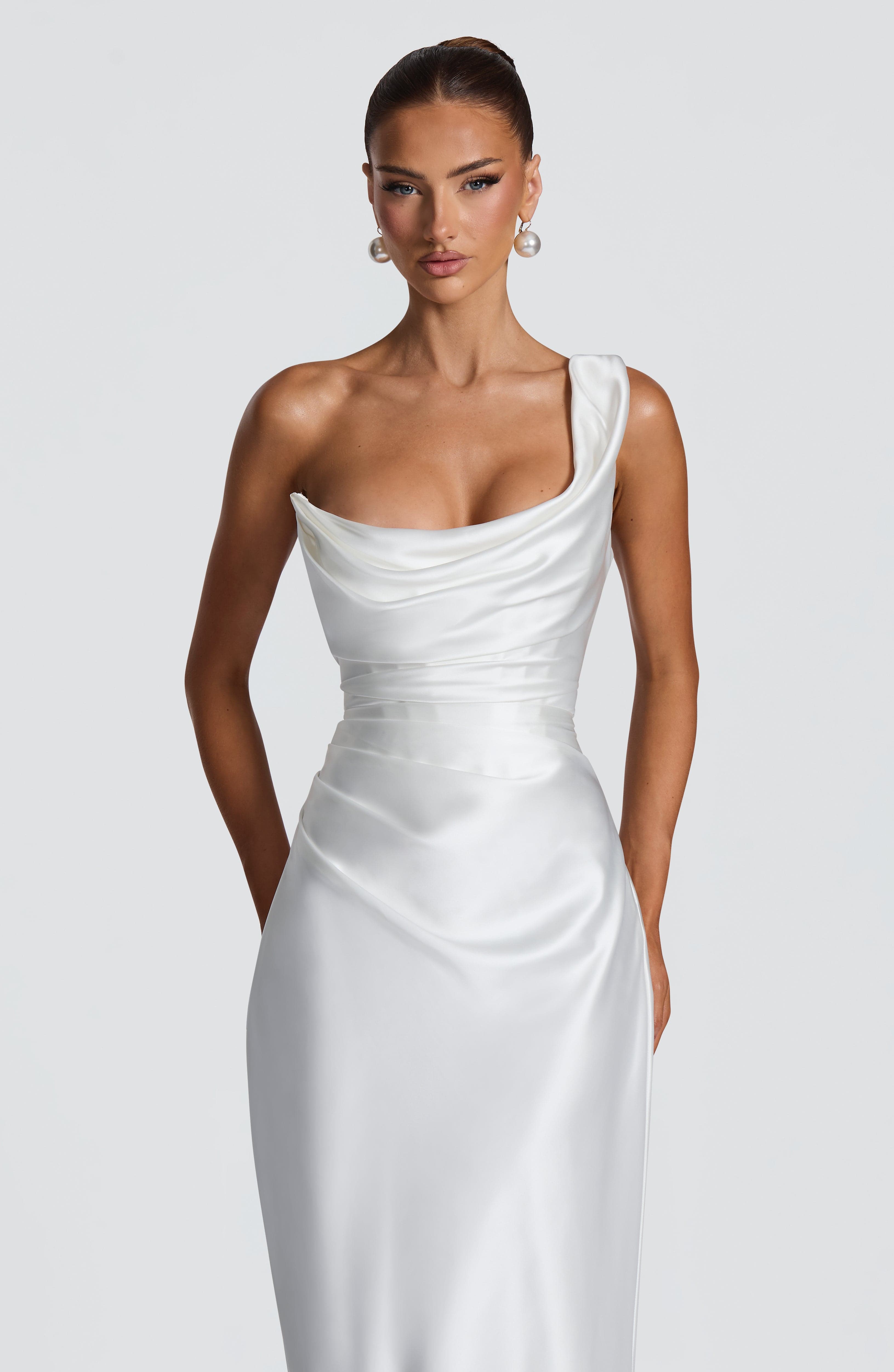 minilena Thalassa Maxi Dress Ivory