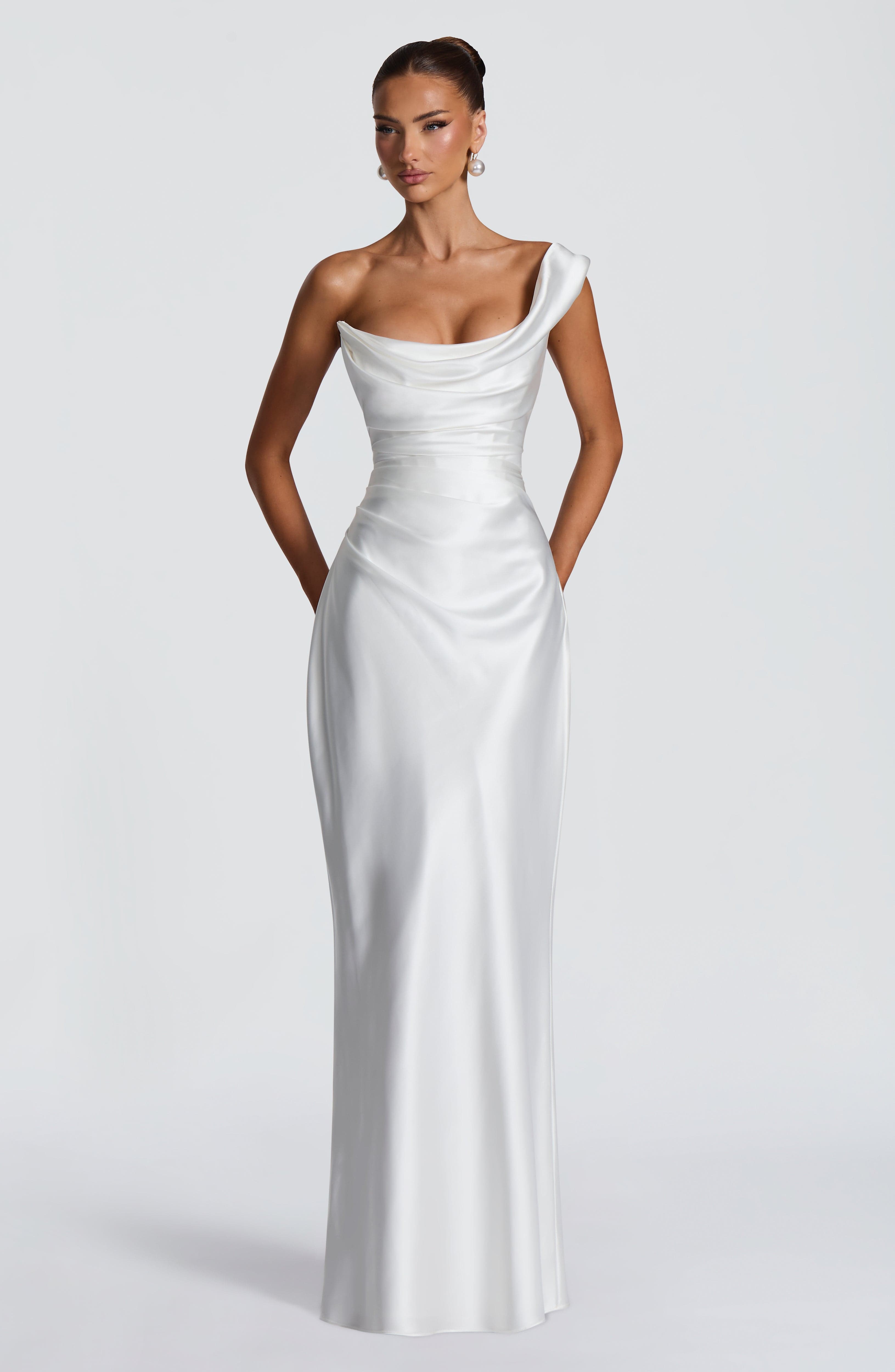minilena Thalassa Maxi Dress Ivory