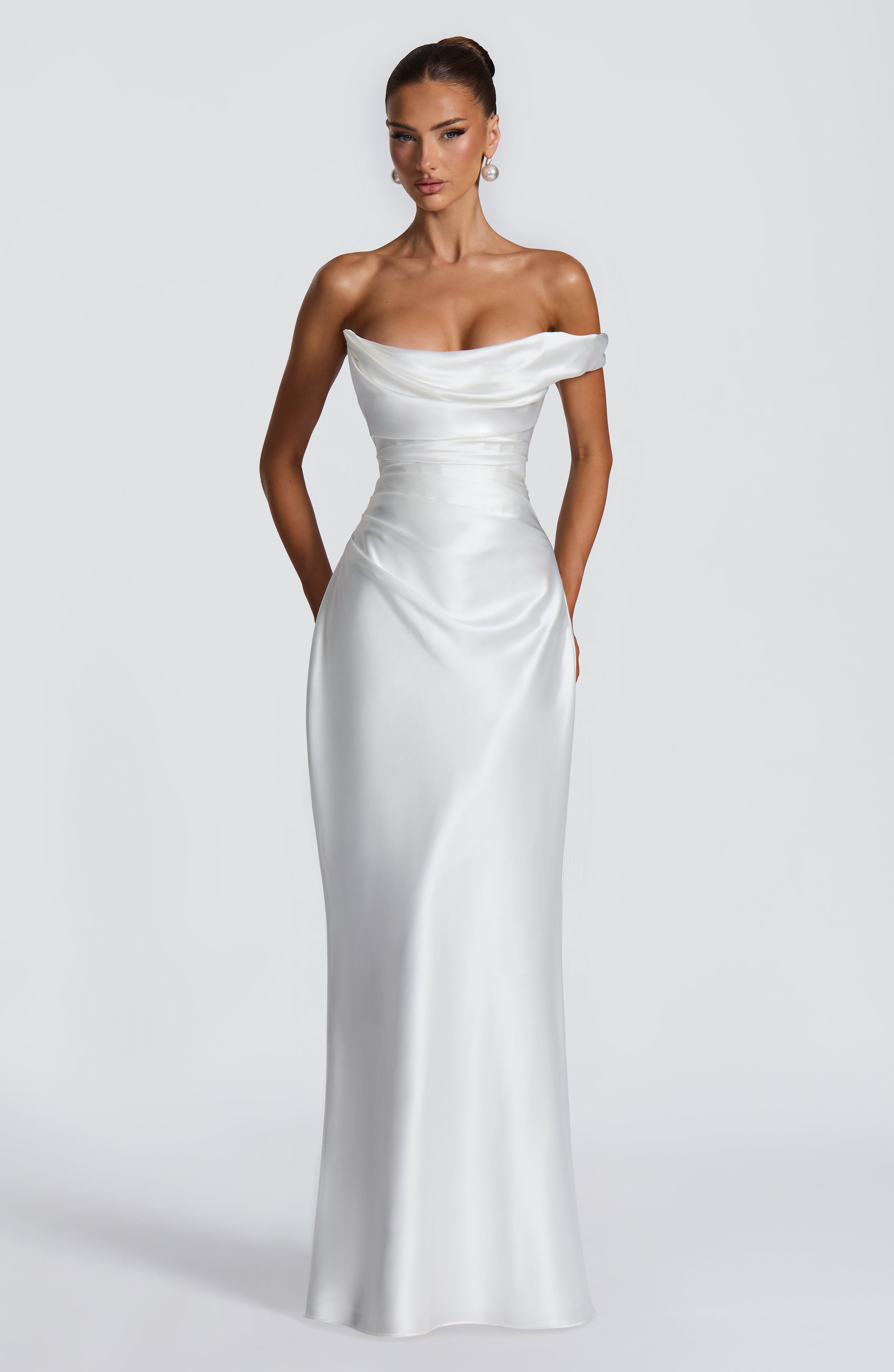 minilena Thalassa Maxi Dress Ivory