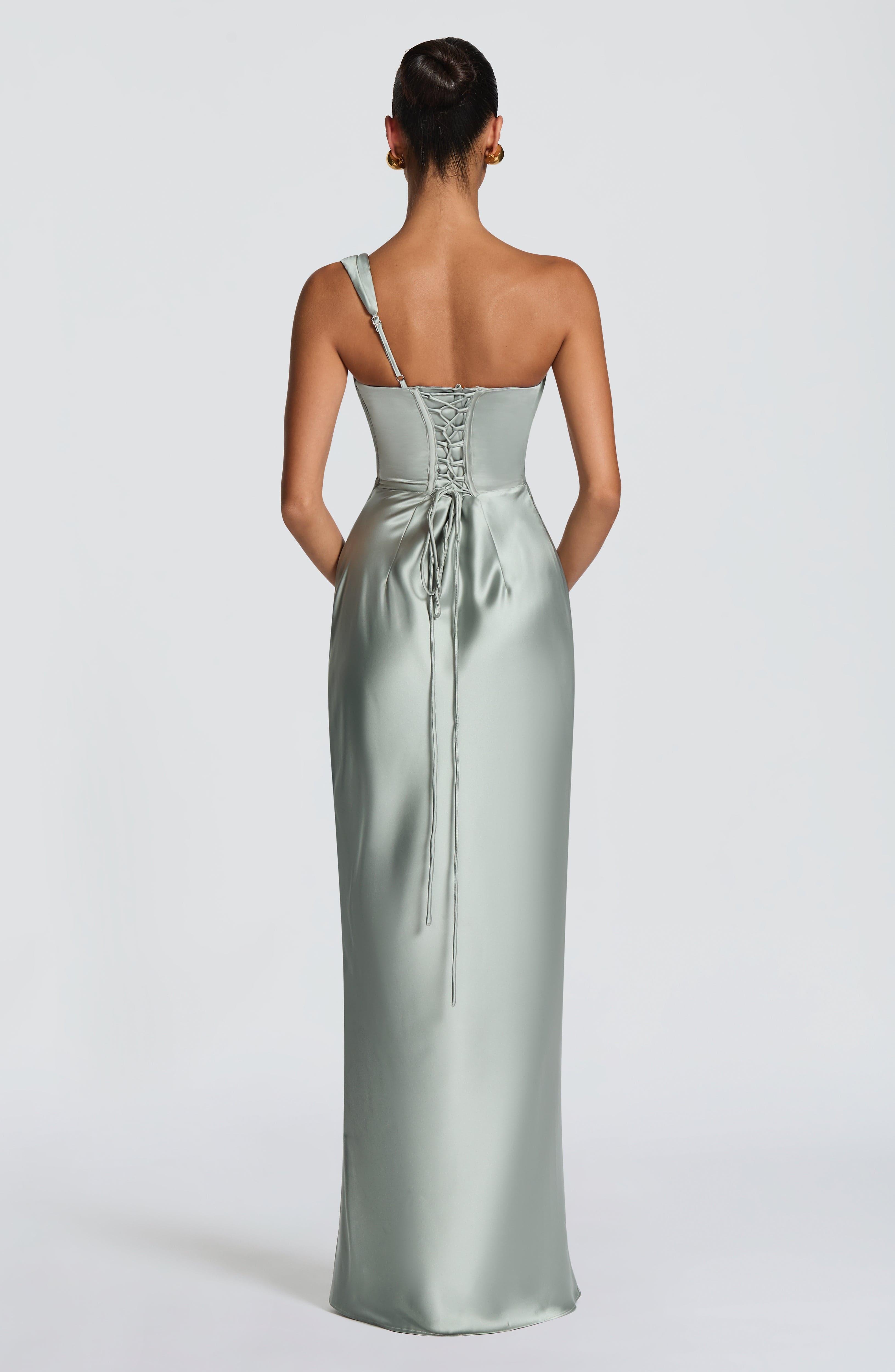 minilena Thalassa Maxi Dress Sage