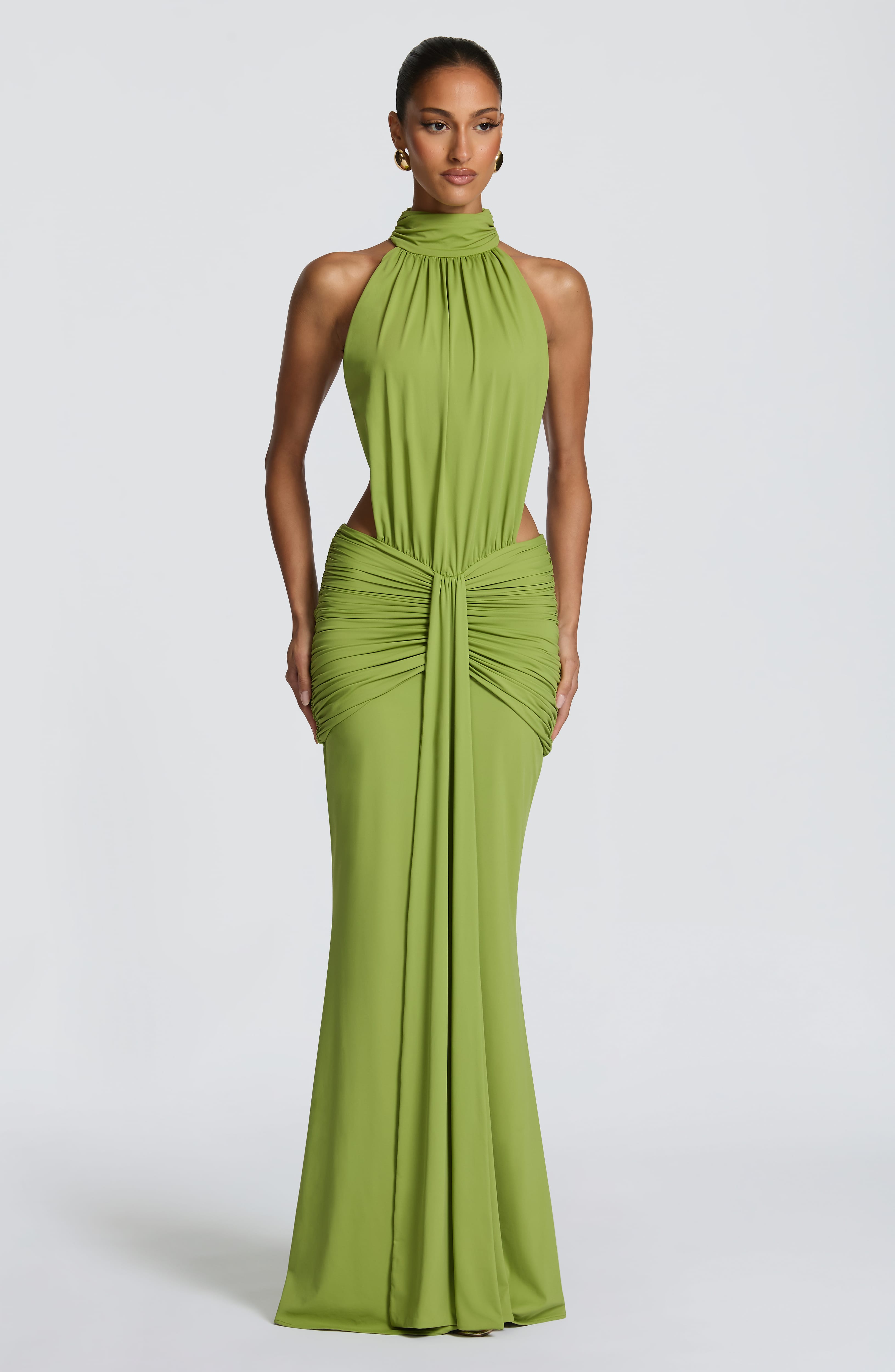 minilena Thekla Maxi Dress Olive