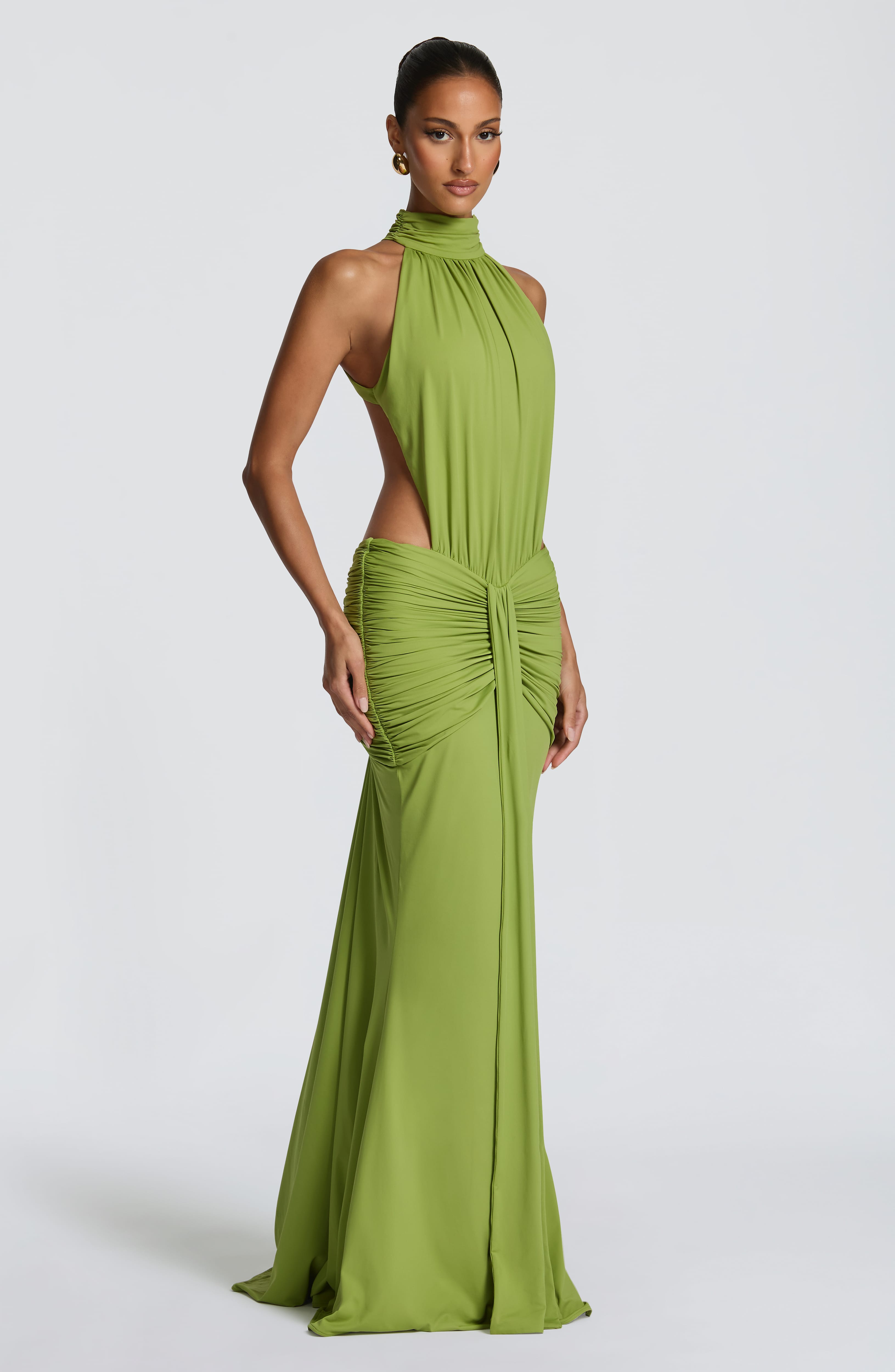 minilena Thekla Maxi Dress Olive