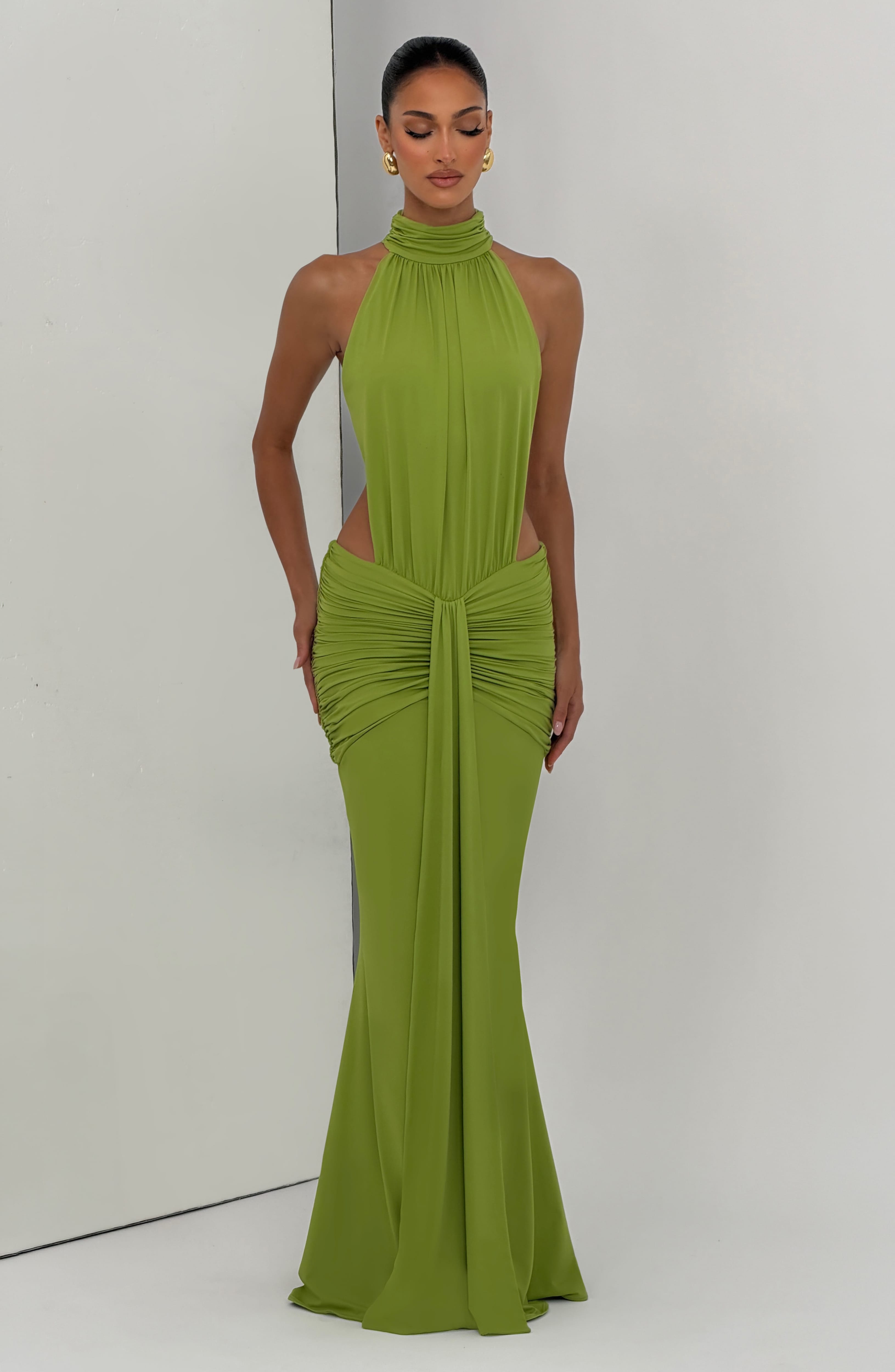 minilena Thekla Maxi Dress Olive
