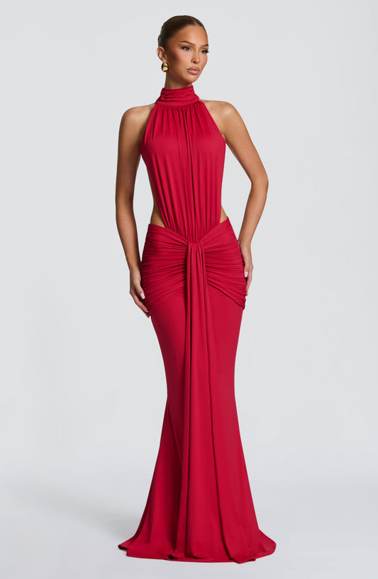 minilena Thekla Maxi Dress Red