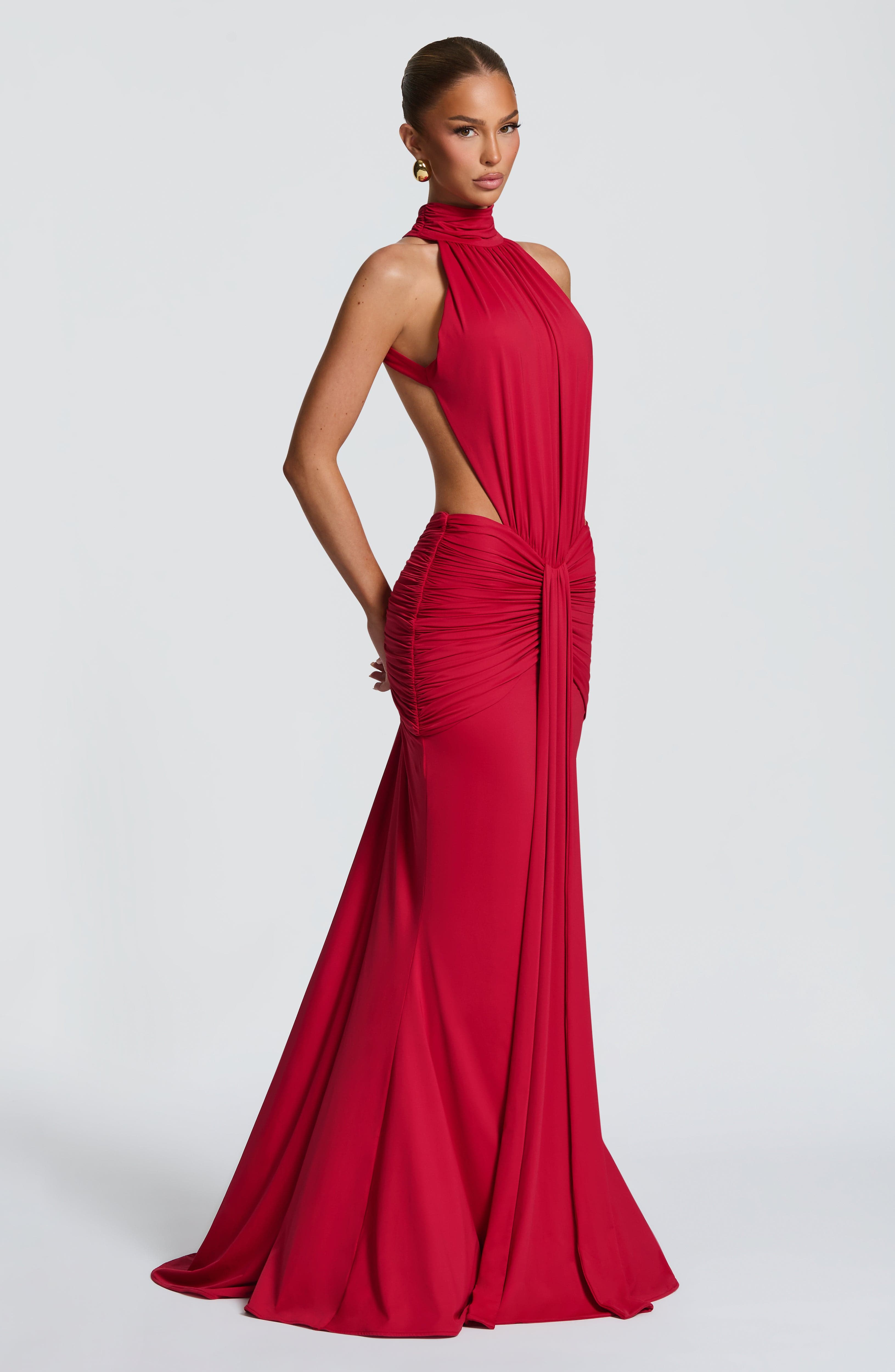 minilena Thekla Maxi Dress Red