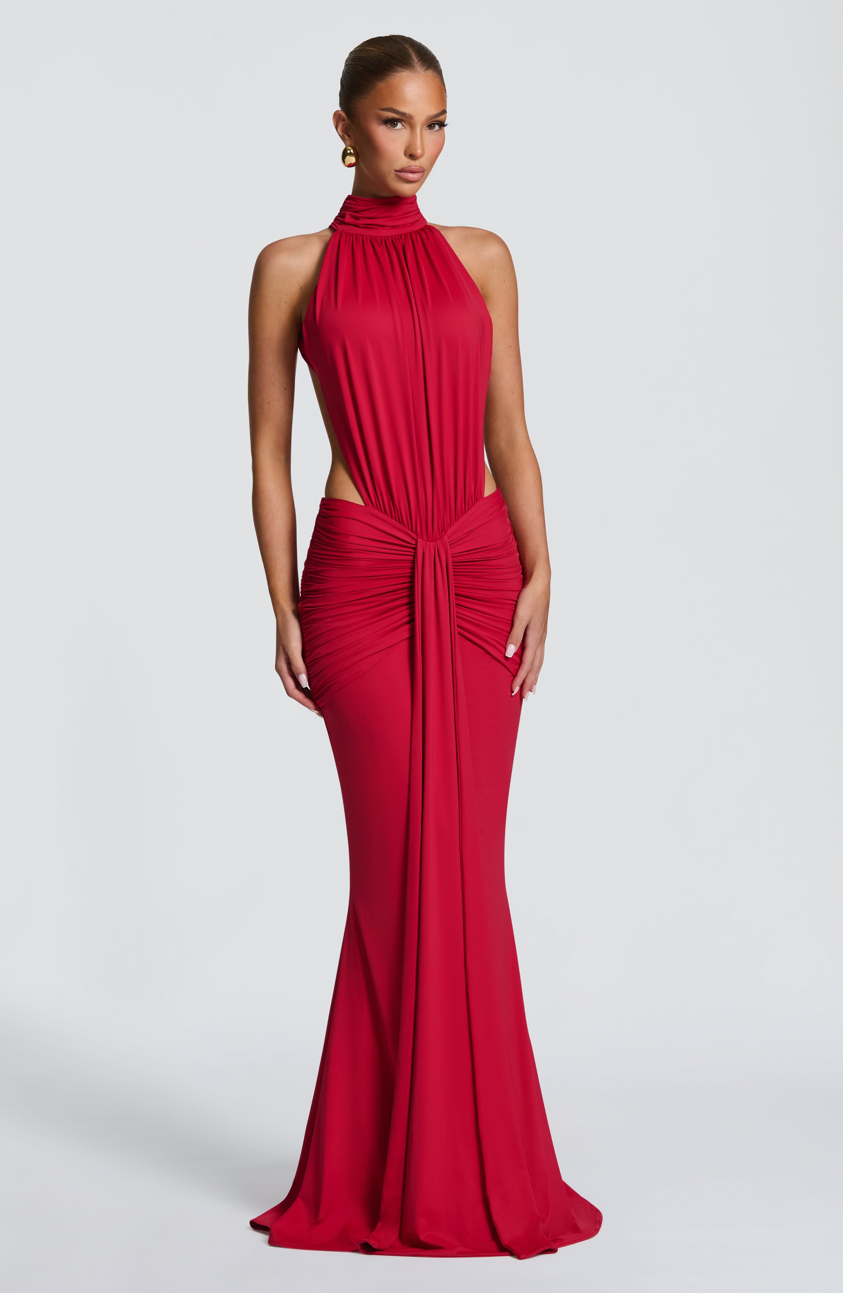 minilena Thekla Maxi Dress Red