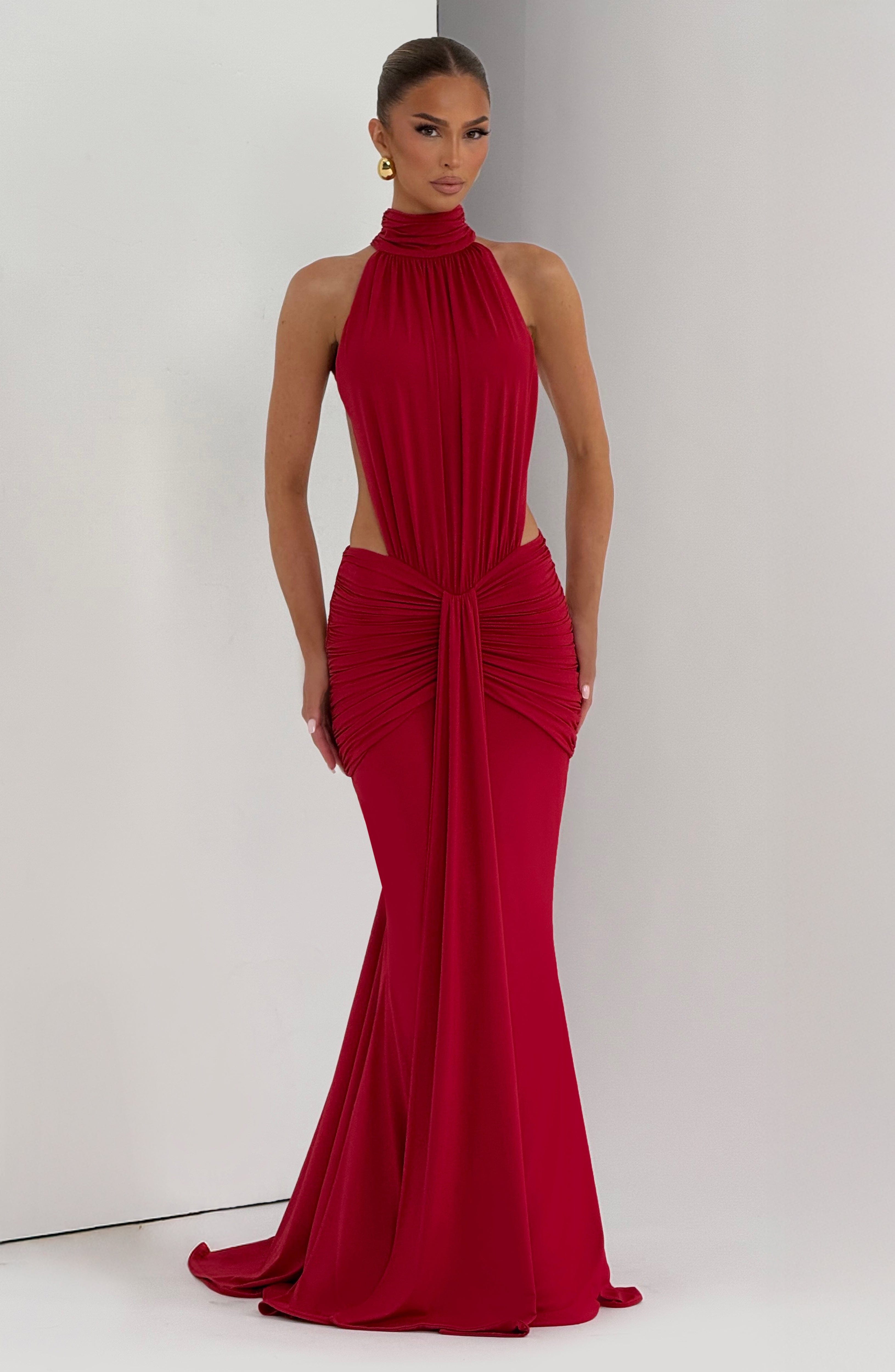 minilena Thekla Maxi Dress Red