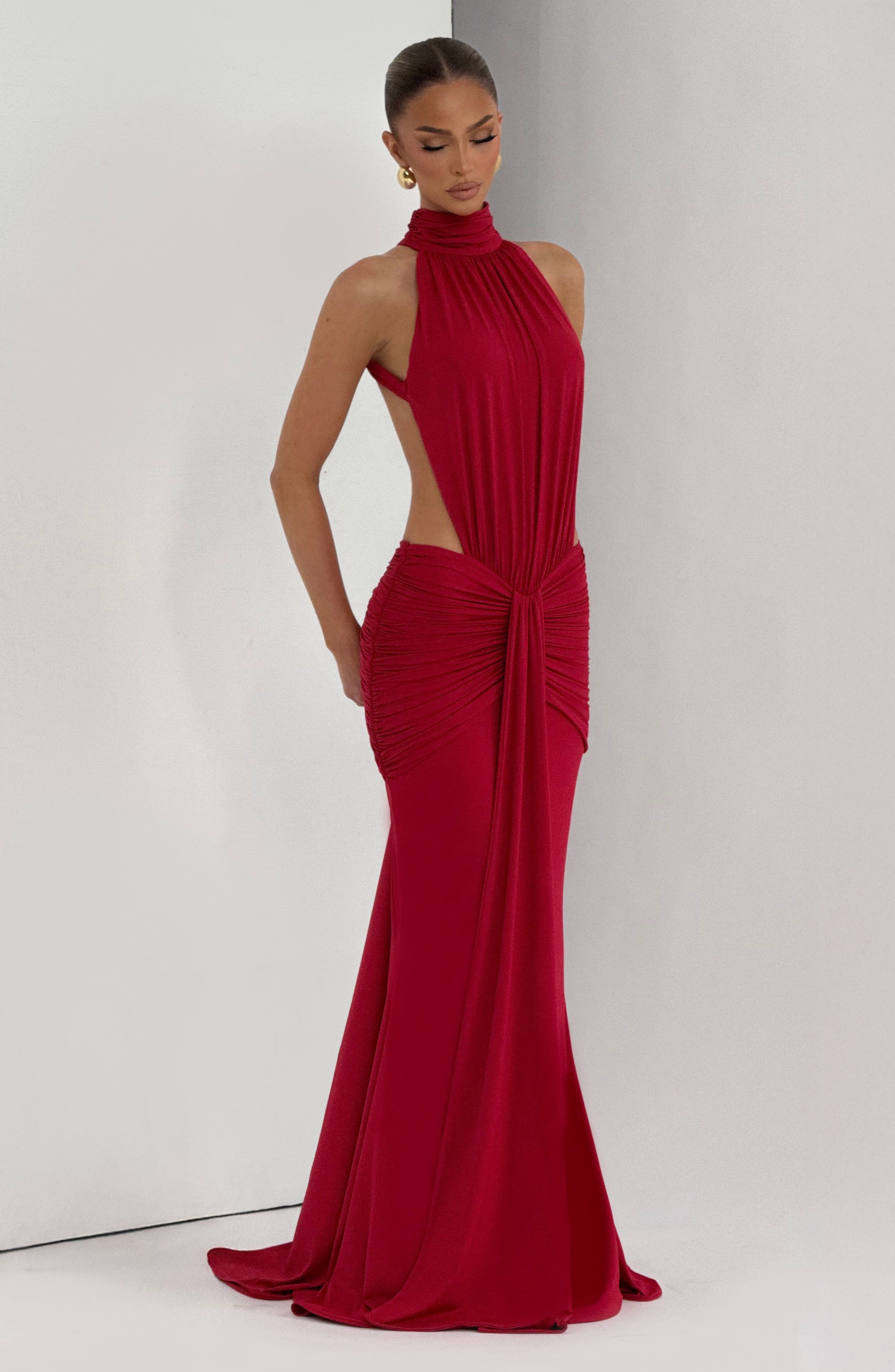 minilena Thekla Maxi Dress Red