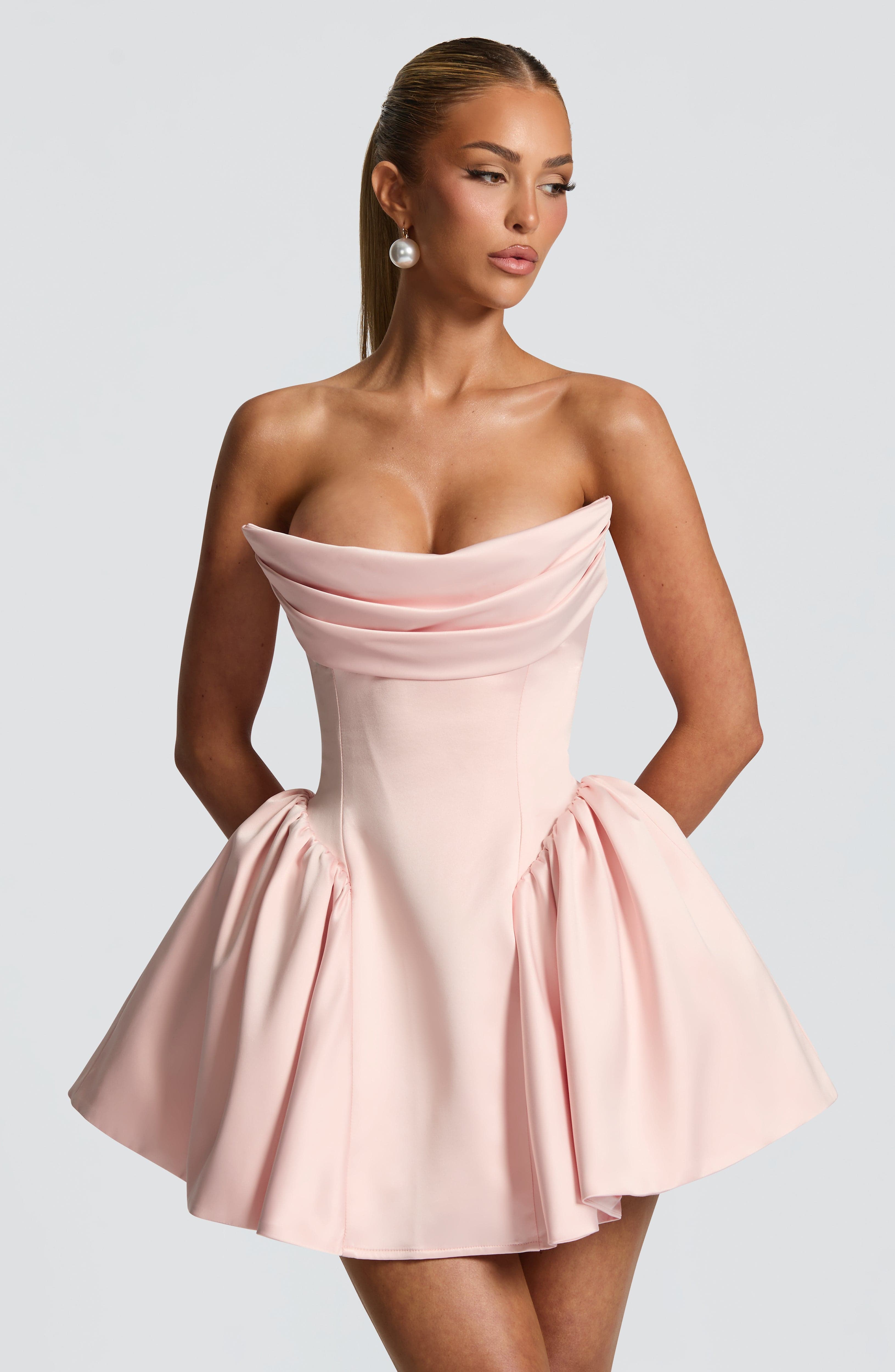 minilena Trinity Mini Dress Blush