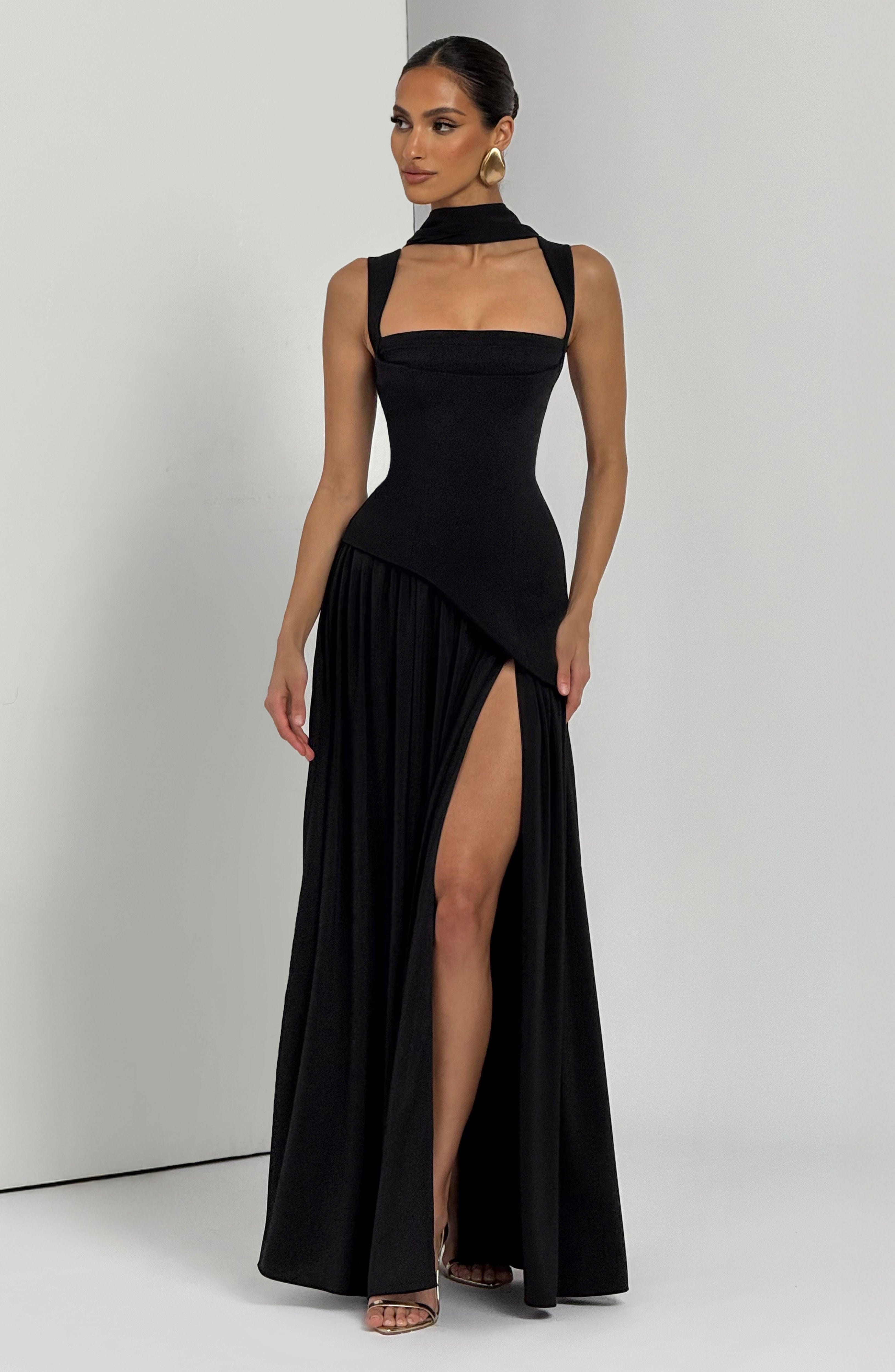 minilena Tullulah Maxi Dress Black