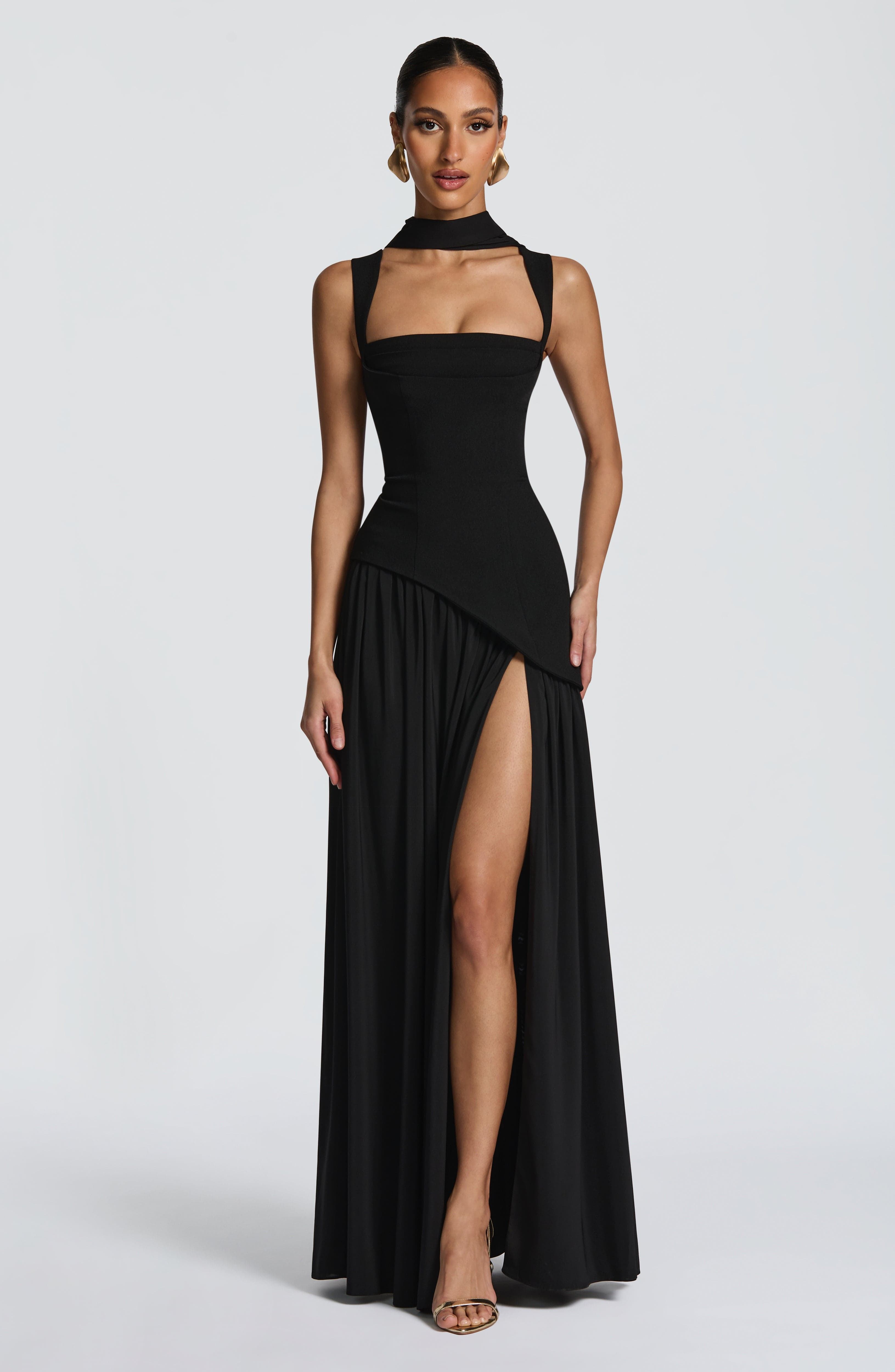 minilena Tullulah Maxi Dress Black