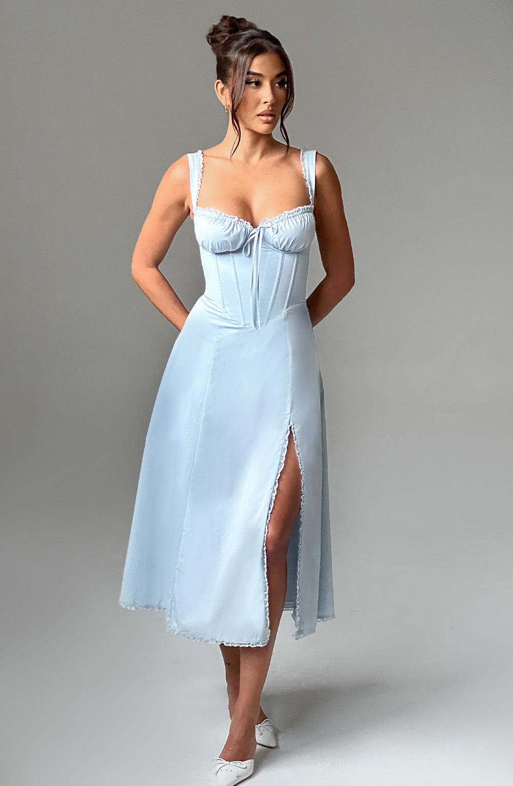 minilena Ulrika Midi Dress Blue