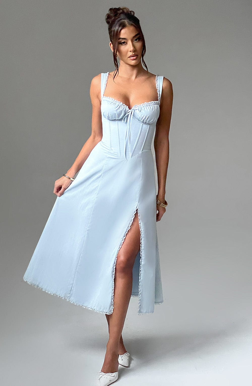 minilena Ulrika Midi Dress Blue