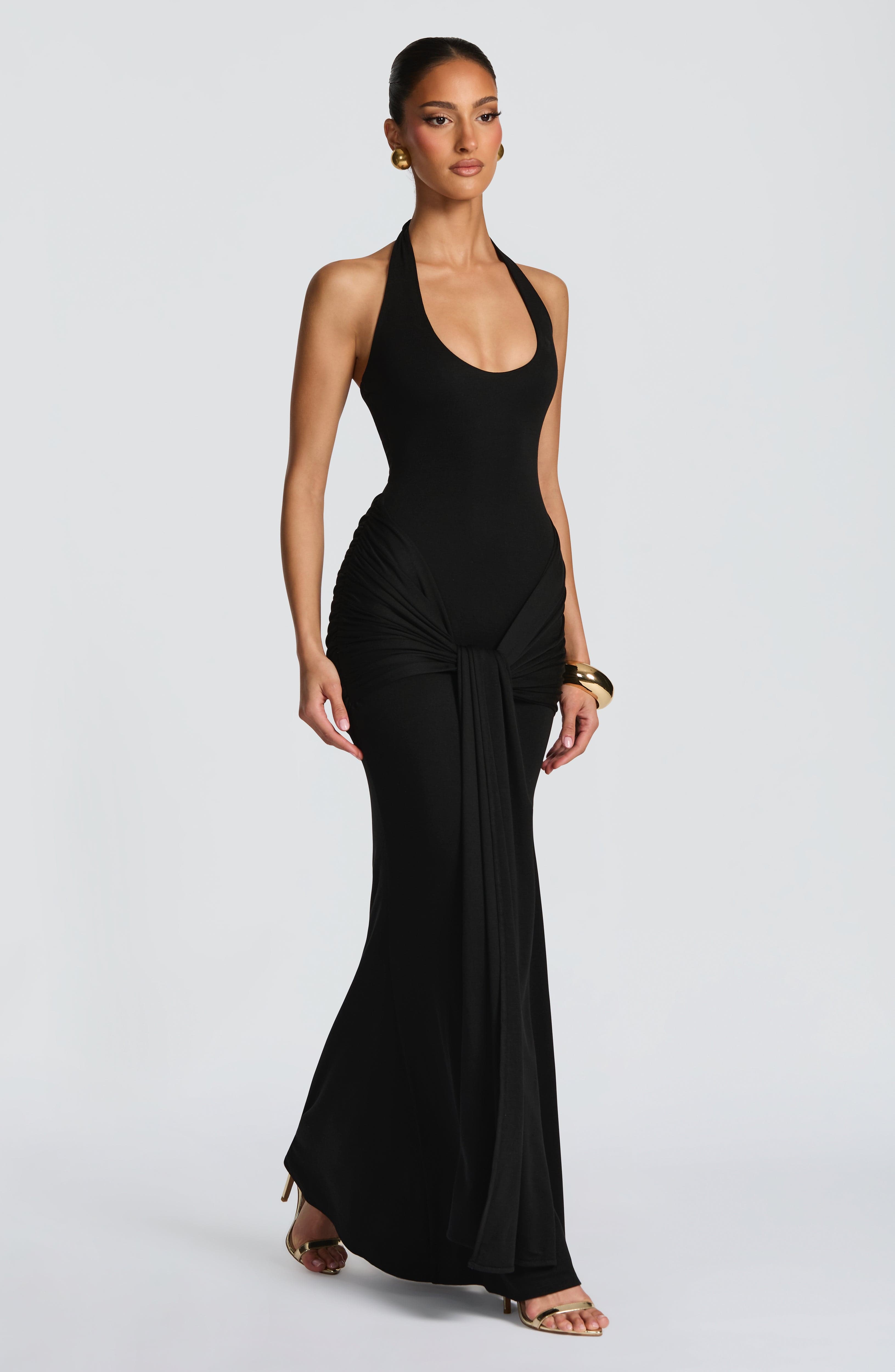 minilena Veneda Maxi Dress Black
